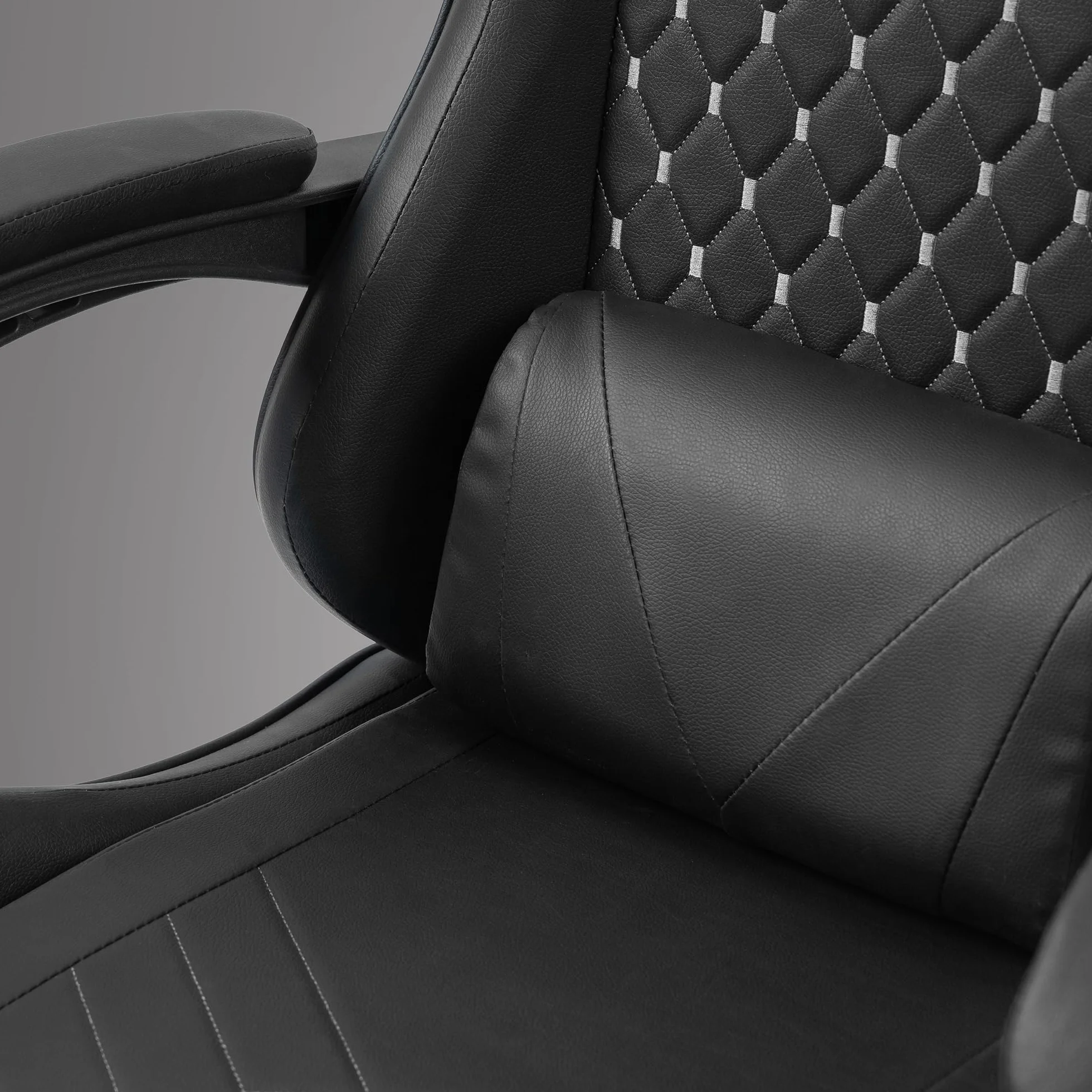 Mars Gaming MGC-X, Ergonomiczny Fotel Gamingowy, Skóra Syntetyczna, Odchylane Oparcie i Regulowana Wysokość, Dynamiczne Podłokietniki, Poduszka Szyjna i Lędźwiowa, Wysuwanym Podnóżkiem, Czarny