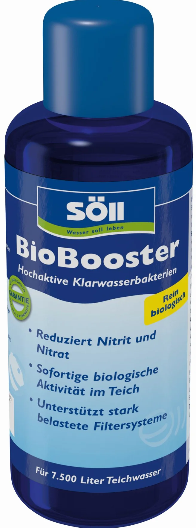 Söll Biobooster Środek do Uzdatniania Wody, Niebieski, 250 ml na7.500 litrów