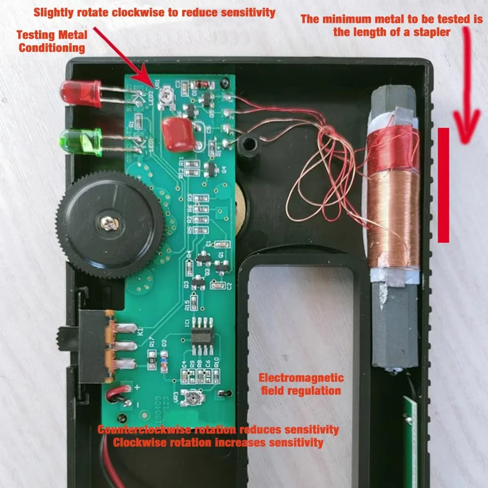 Wpp123 wykrywacz metali, mały Pinpointer wykrywacz metalu na ścianie, wielofunkcyjny wykrywacz metali, wysoki regulowany wykrywacz drutu elektrycznego