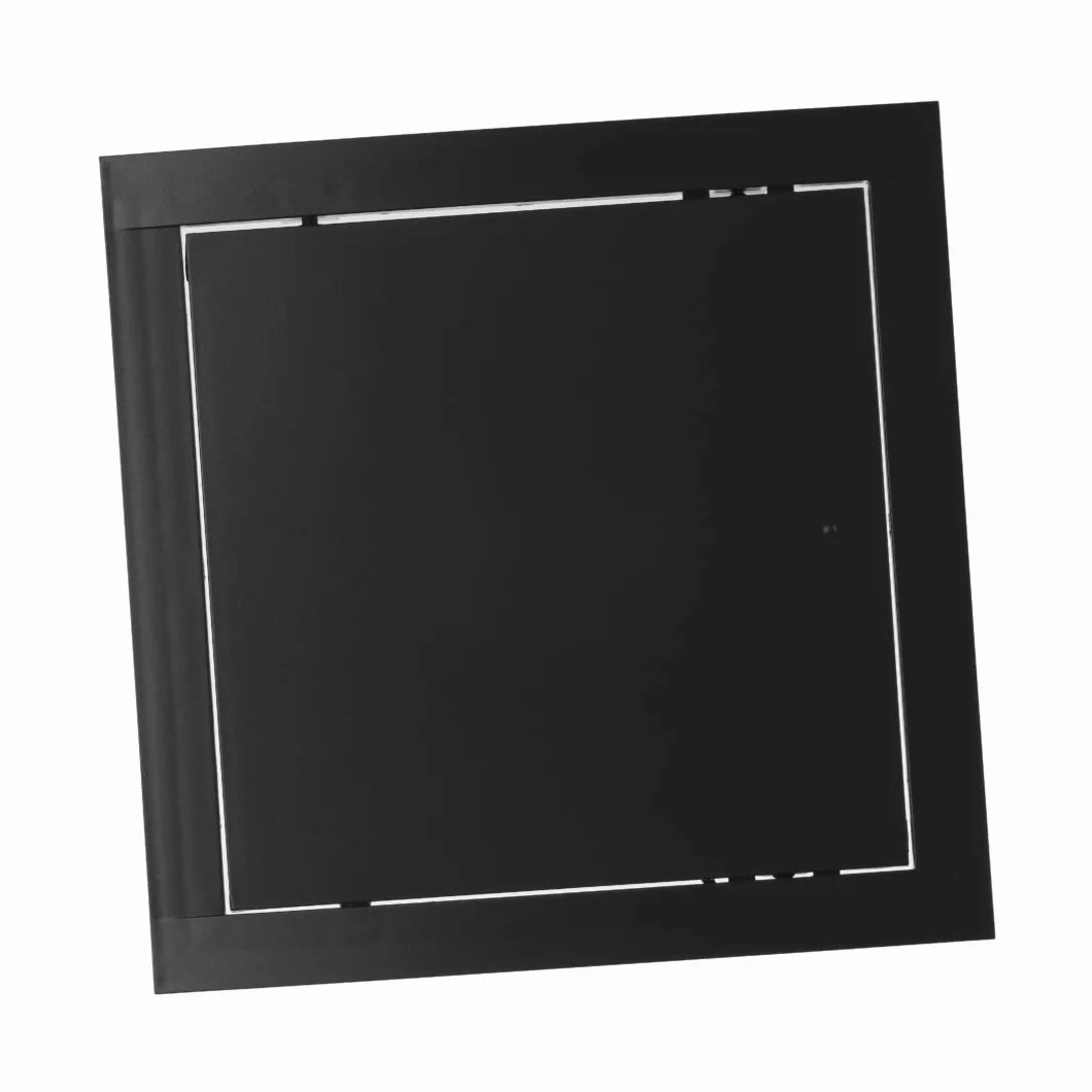Klapa rewizyjna 20 x 20 cm – klapa serwisowa do inspekcji i osłony – 200 x 200 mm drzwi rewizyjne – drzwi inspekcyjne, klapa konserwacyjna – tworzywo sztuczne ABS antracyt
