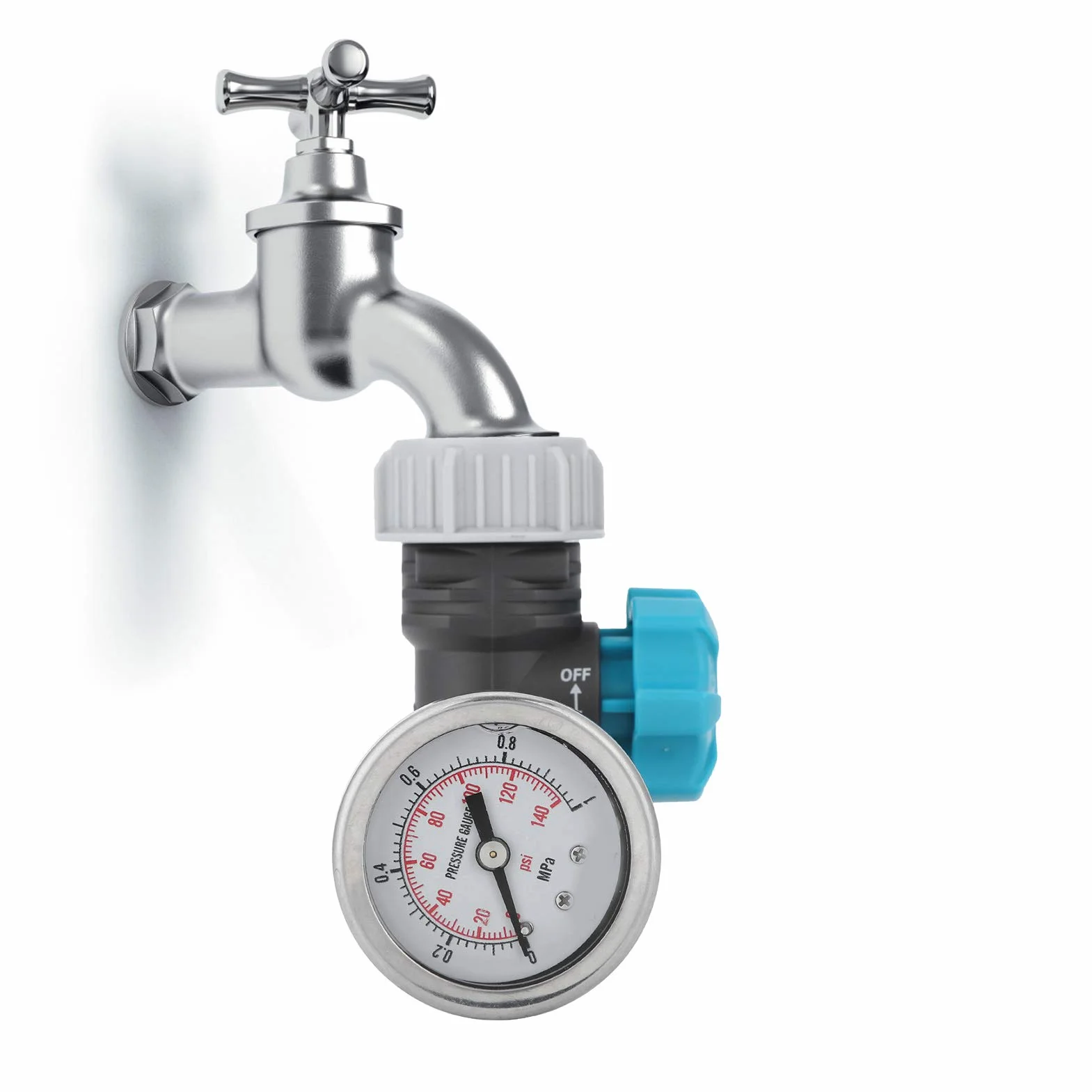 Omabeta reduktor ciśnienia reduktor ciśnienia wody zawór regulator ciśnienia wody 8,5 x 5 cm regulator ciśnienia wody do ogrodu