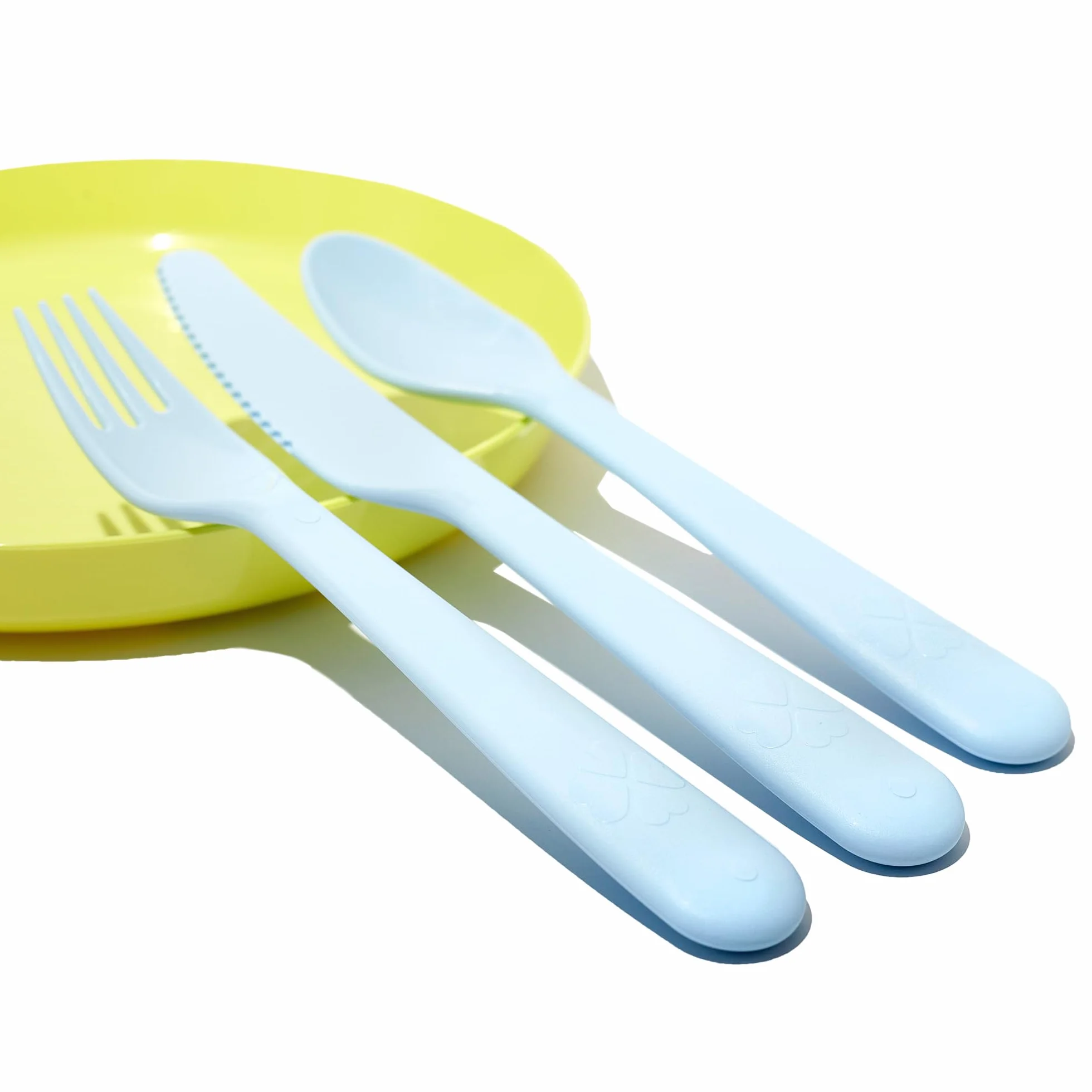 Ikea Kalas Zestaw plastikowych naczyń bez BPA dla dzieci pastelowe kolory