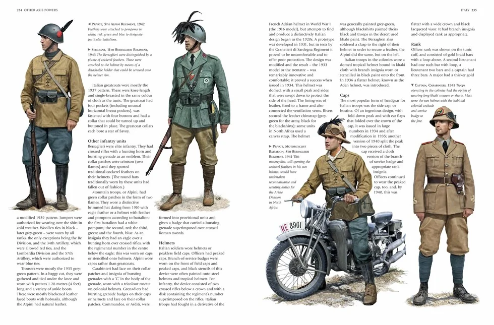 An Illustrated Encyclopedia of Uniforms of World War II: An Expert Guide to the Uniforms of Britain, America, Germany, USSR and Japan, Together with Other Axis and Allied Forces