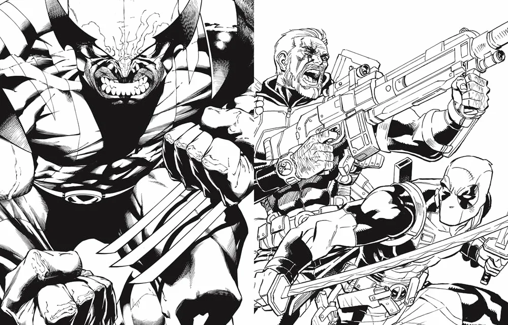 Marvel's Deadpool: The Official Colouring Book