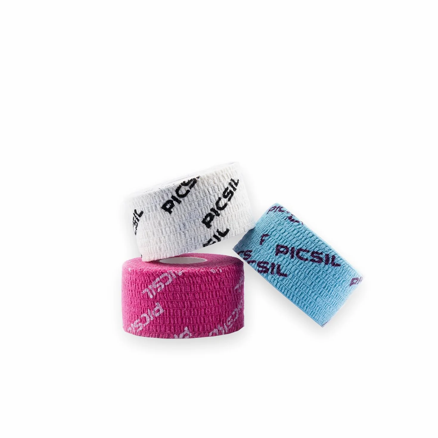 PICSIL Tape Sport – Elastyczna Taśma Sportowa (3-pack), Ochrona Palców i Rąk do Podnoszenia Ciężarów, Gimnastyki i Treningu Siłowego, Odporna na Pot i Wodę, 3,8 cm x 6 m