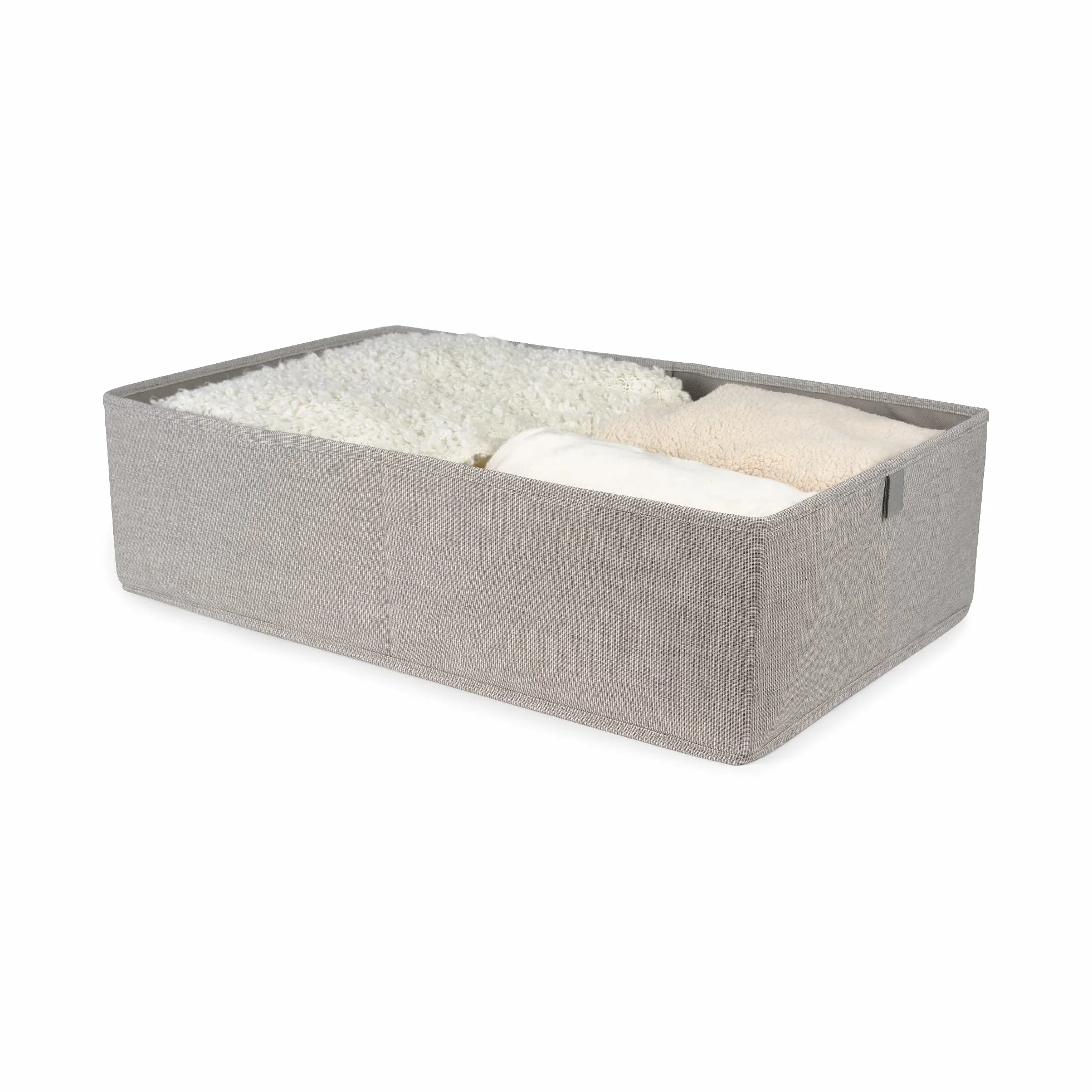 Compactor Kosz Oxford XL - szary, 56 x 36 x 16,5 cm - miękkie rozwiązanie do przechowywania premium