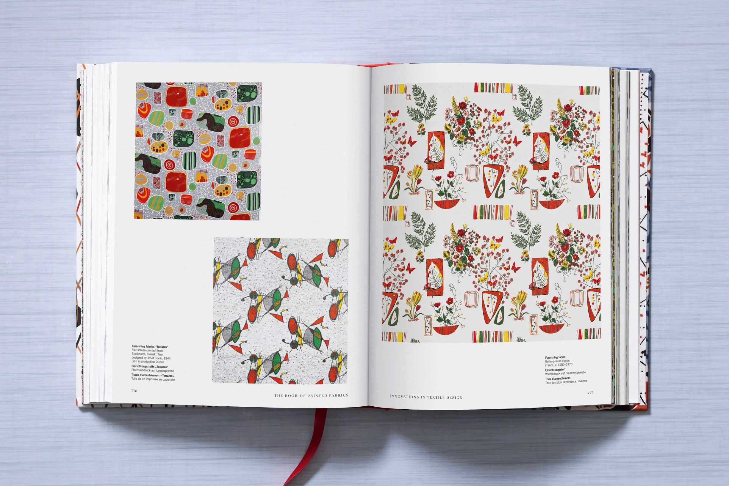 The book of Printed Fabrics: From the 16th century until today