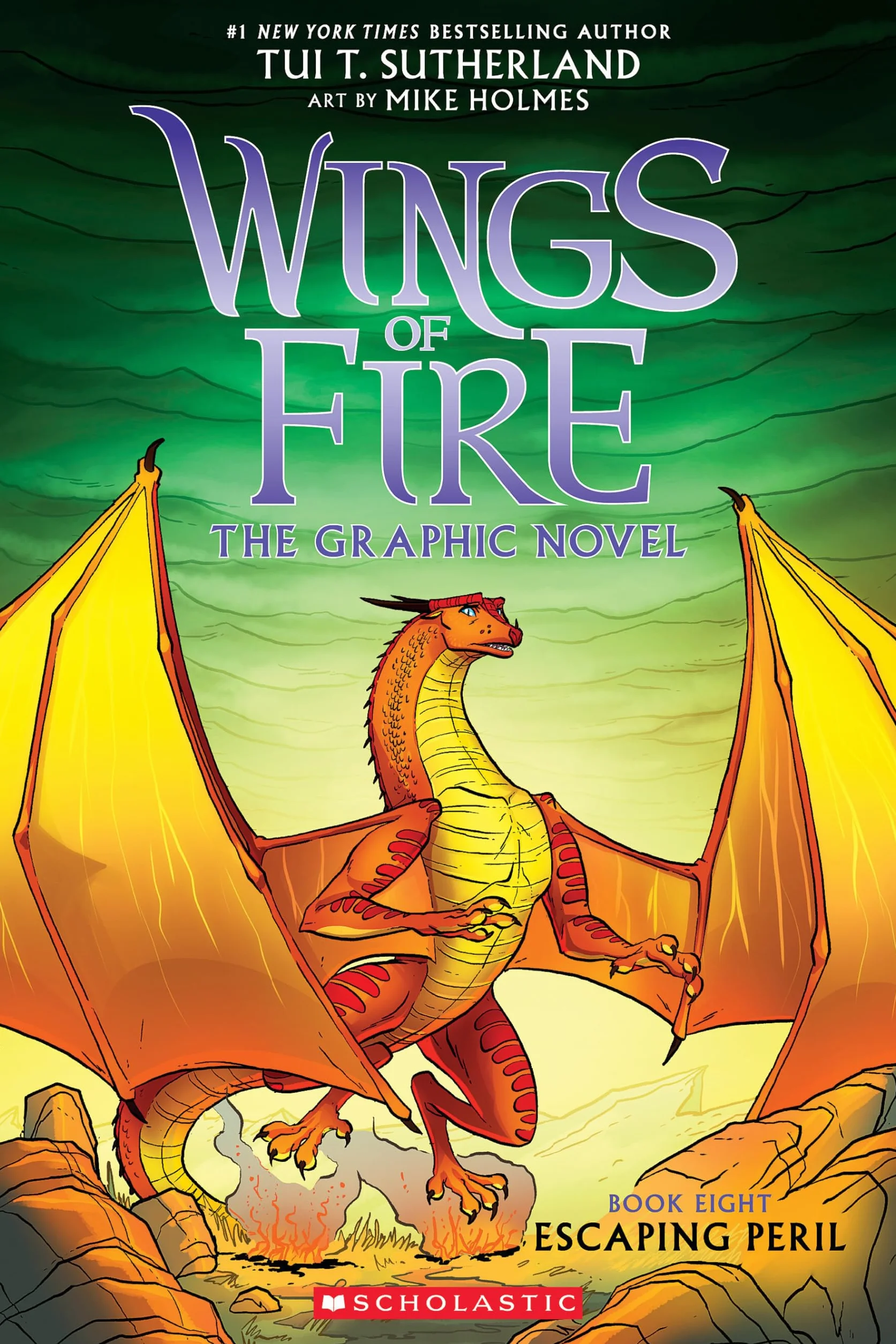 Escaping Peril: A Graphic Novel (Wings of Fire Graphic Novel #8)