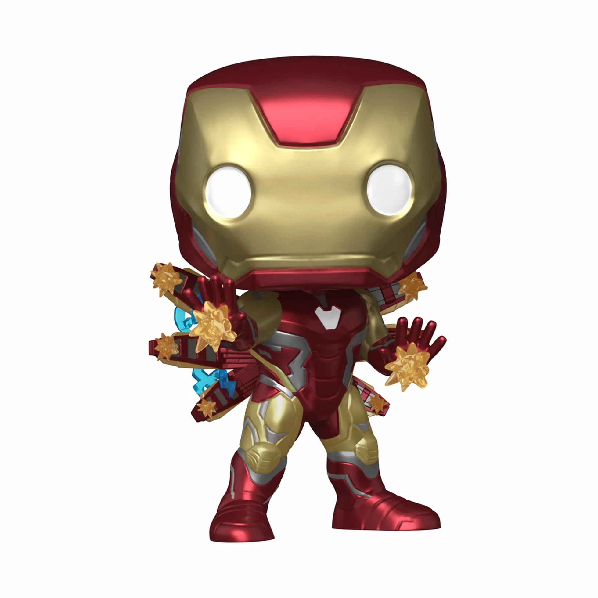 Funko Pop! Plus: End Game - Iron Man Beams - Świeci w ciemności - Iron Man 2 - Figurka kolekcjonerska winylowa - pomysł na prezent - Oficjalny towar - Zabawki dla dzieci i dorosłych - Marvel Fans