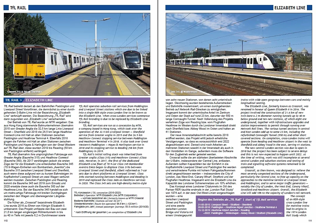U-Bahn, S-Bahn & Tram in London: Städtischer Schienennahverkehr in der britischen Hauptstadt - Urban Rail in the British Capital
