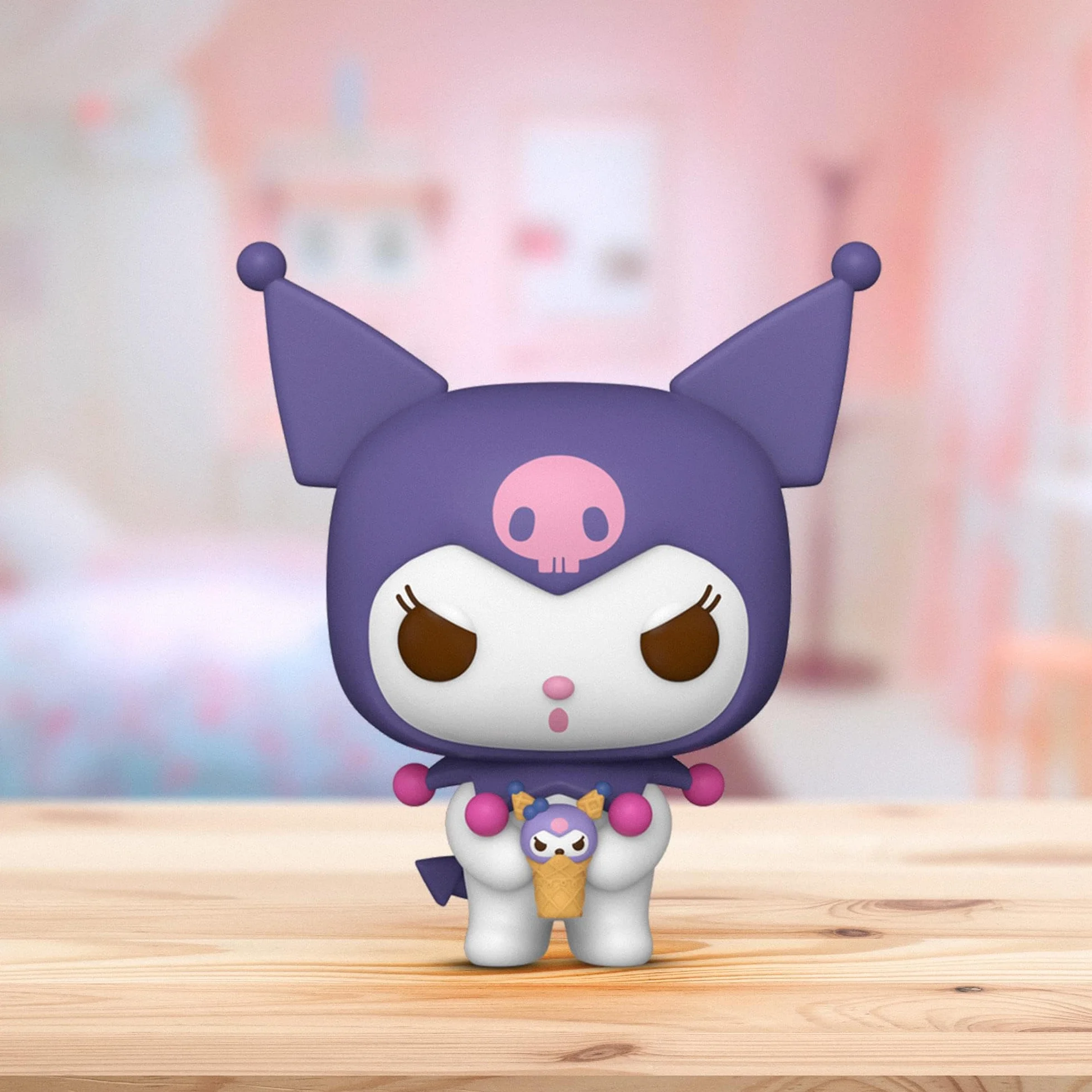 Funko POP! Sanrio: HK - Kuromi - Hello Kitty - Kolekcjonerska figurka winylowa - Pomysł na prezent - Oficjalny towar - Zabawki dla dzieci i dorosłych - Fani kreskówek