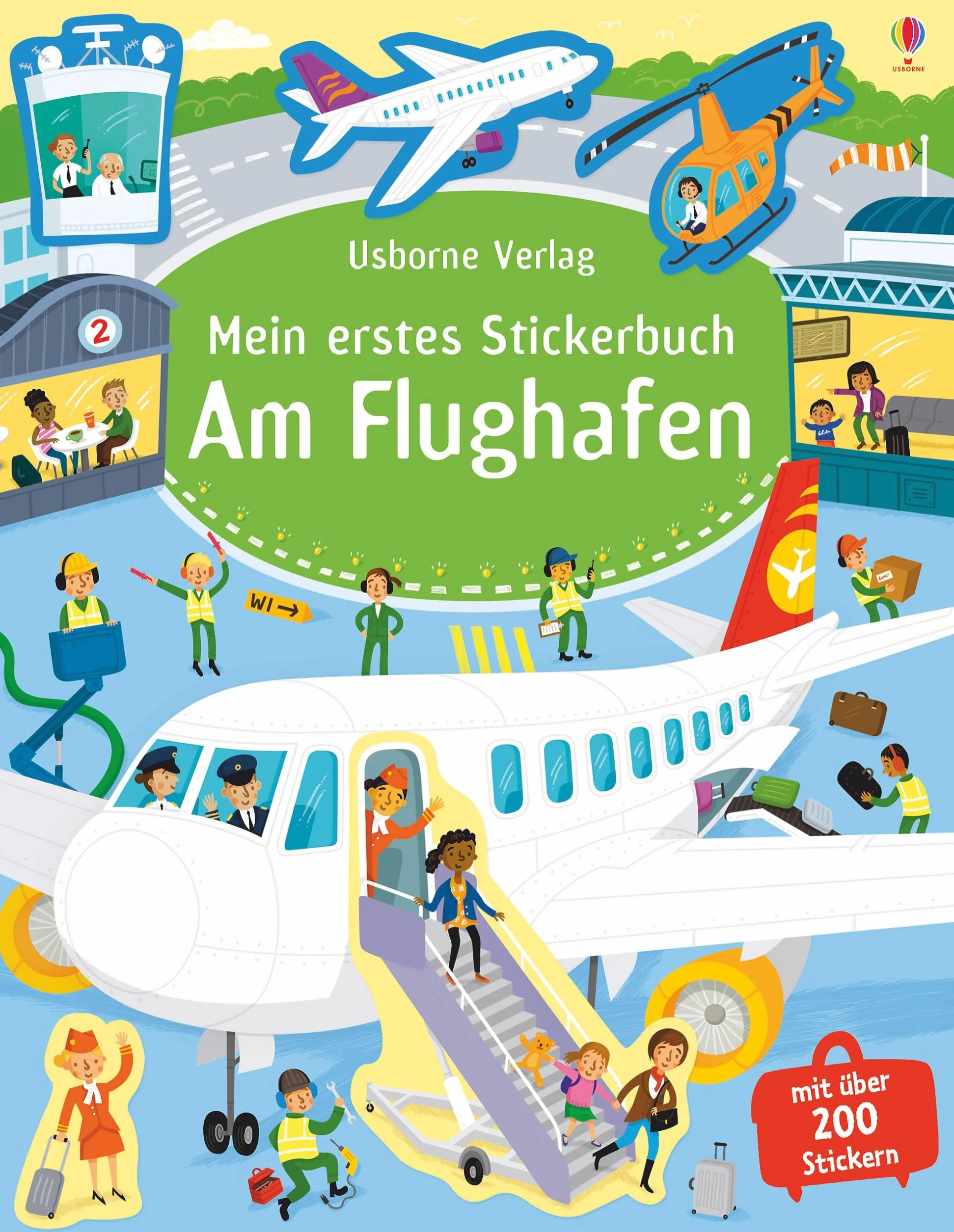 Mein erstes Stickerbuch: Am Flughafen
