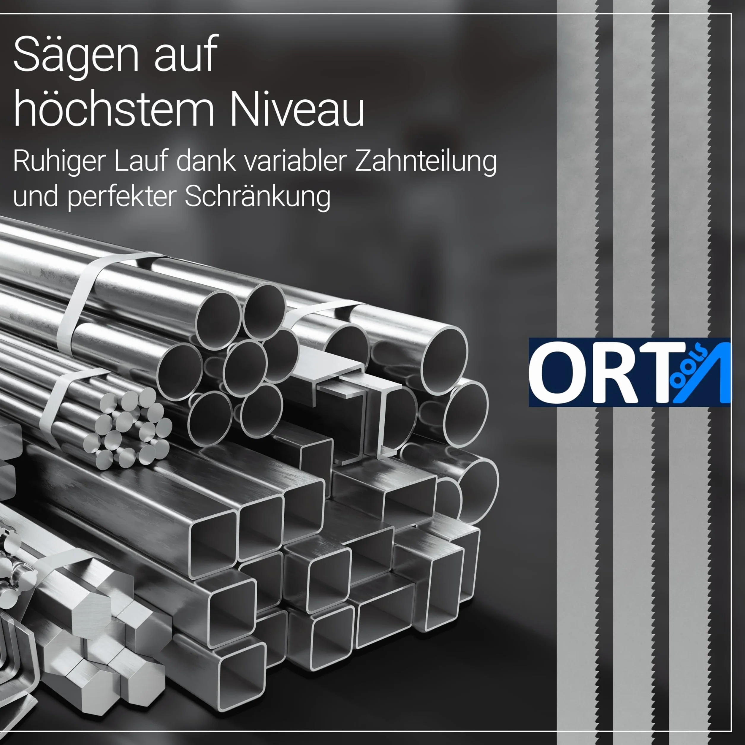 ORTA Bi-metal M42 HSS brzeszczoty do piły taśmowej, 1140 x 13 x 0,50 mm, do Milwaukee M18 CBS125-0, metal i trudne materiały (10/14 ZpZ)