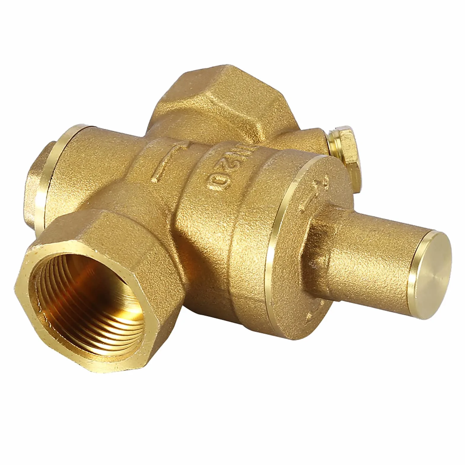 FTVOGUE DN20 3/10.2 cm mosiężny zawór redukujący ciśnienie regulowany regulator wody 1,6 MPa