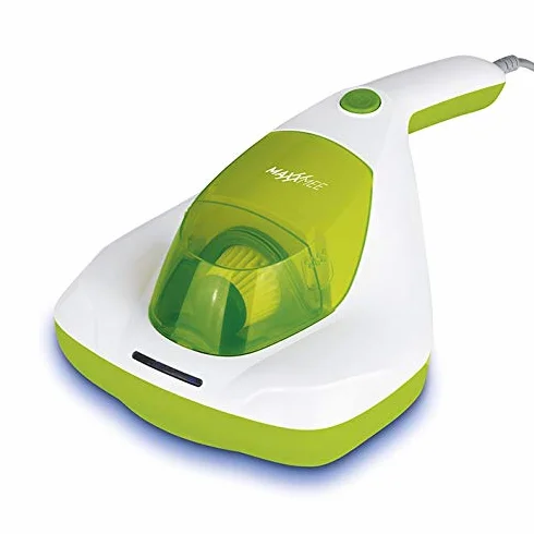 MAXXMEE Odkurzacz do roztoczy, filtr UVC i filtr EPA-11, do materaca, środek do czyszczenia materacy przeciw roztoczom, dla alergików, niszczy 99,9% wszystkich roztoczy, bakterii i pluskiew