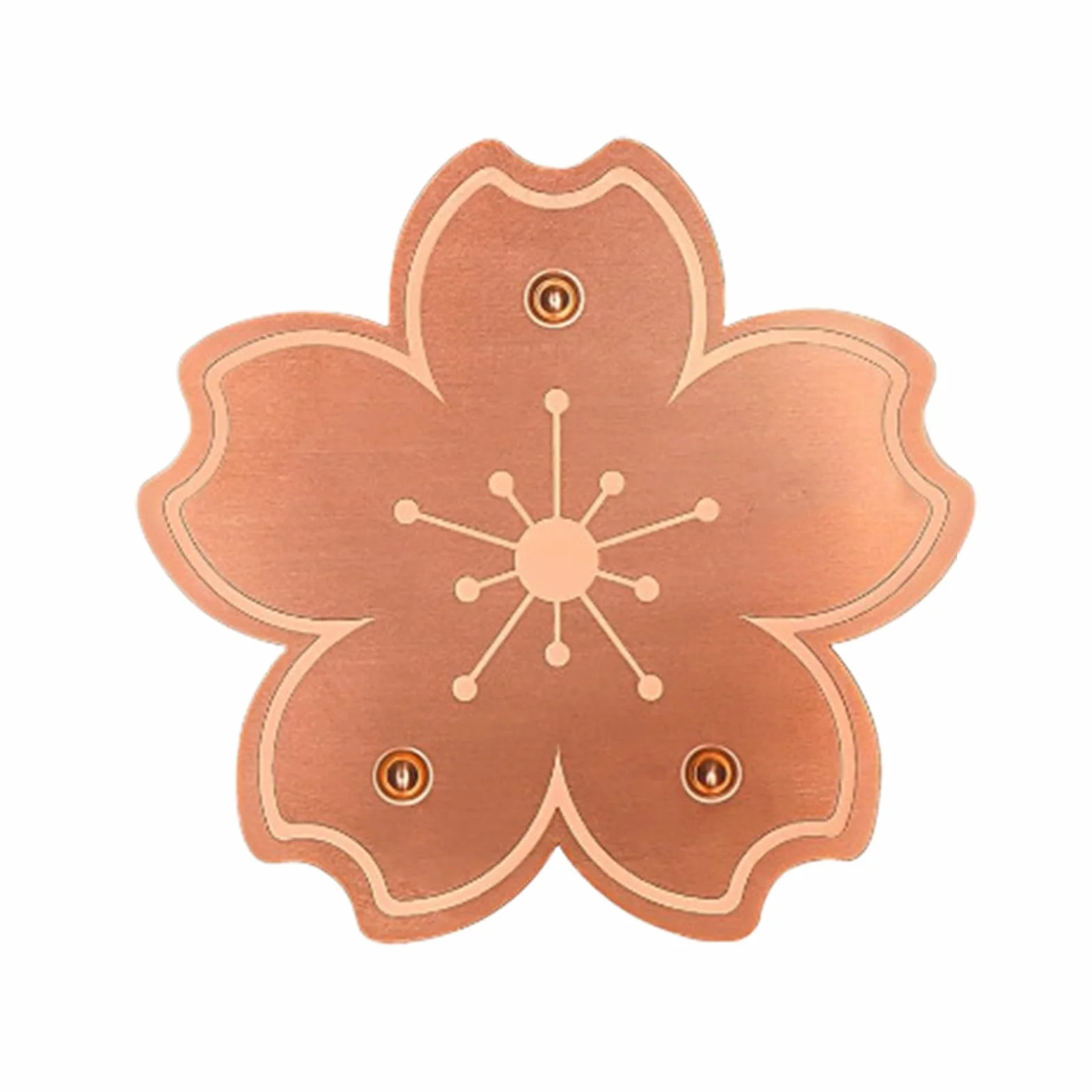Bird Bath Disc, Copper Purification Plate, Birdbath Cleaner with Triple-Point Support for Garden, Yard, Patio, Nature Exhibits, Landscaping, and Park Water Bowl Maintenance