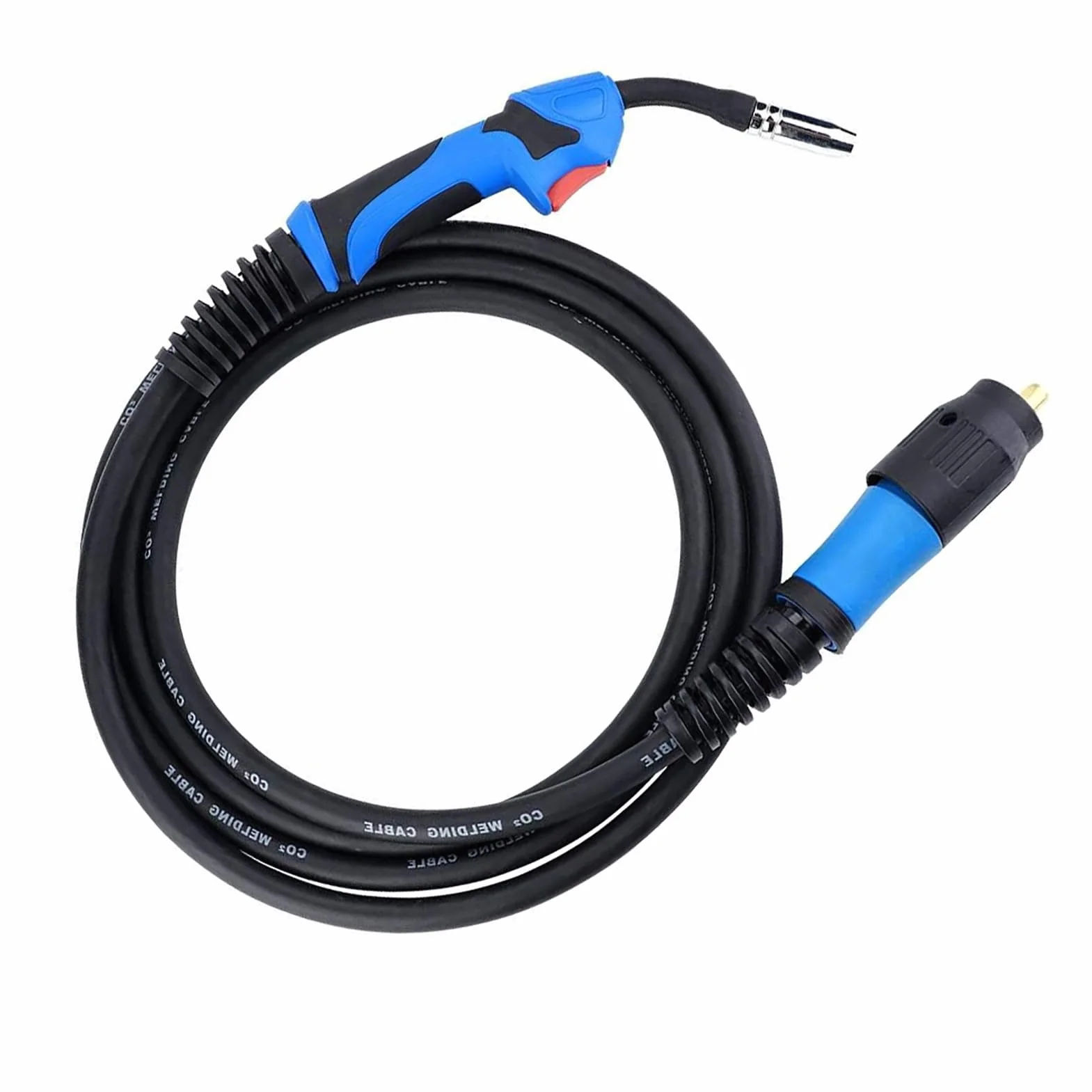 Estink MIG/MAG palnik spawalniczy, pakiet węży MB15 Welding Torch CO², gaz ochronny, palnik spawalniczy 3,8 m, z przyłączem centralnym Euro