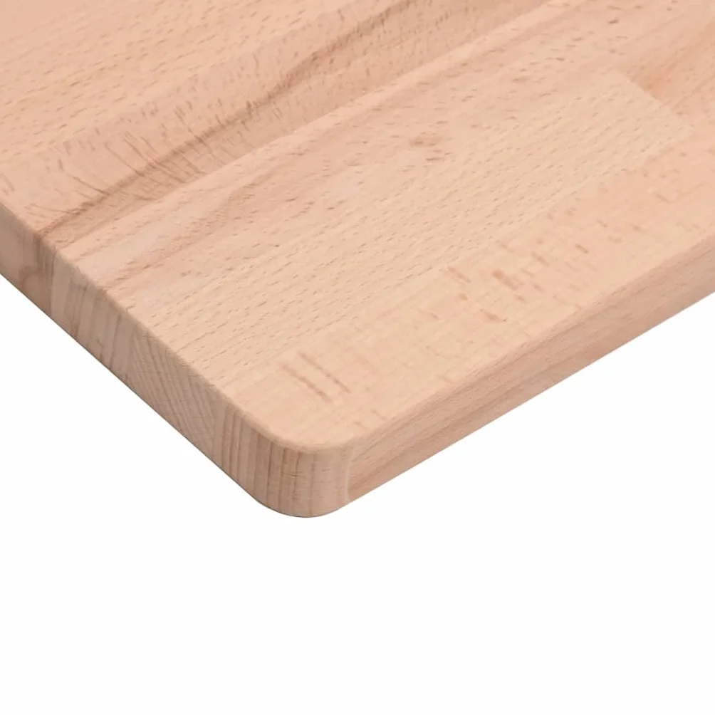 vidaXL Blat do biurka, 110x60x2,5 cm, lite drewno bukowe