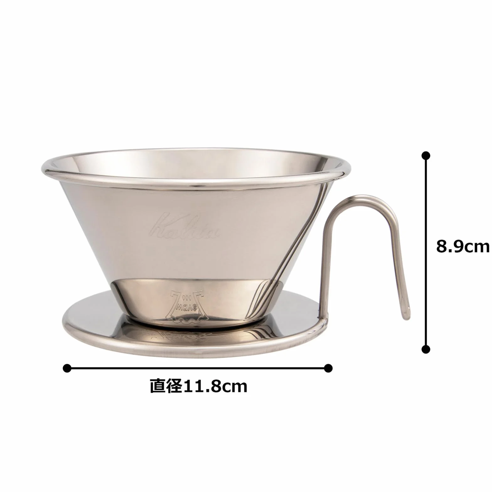 Kalita Coffee Dripper TSUBAME WDS-185 2-4 Person Steel