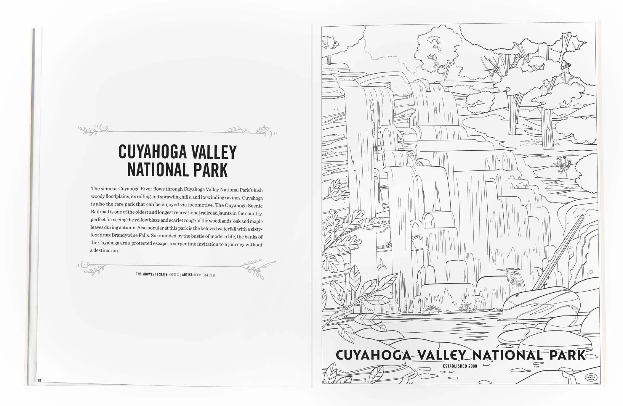 The Art of the National Parks: Coloring Book (Fifty-Nine Parks, Coloring Books)