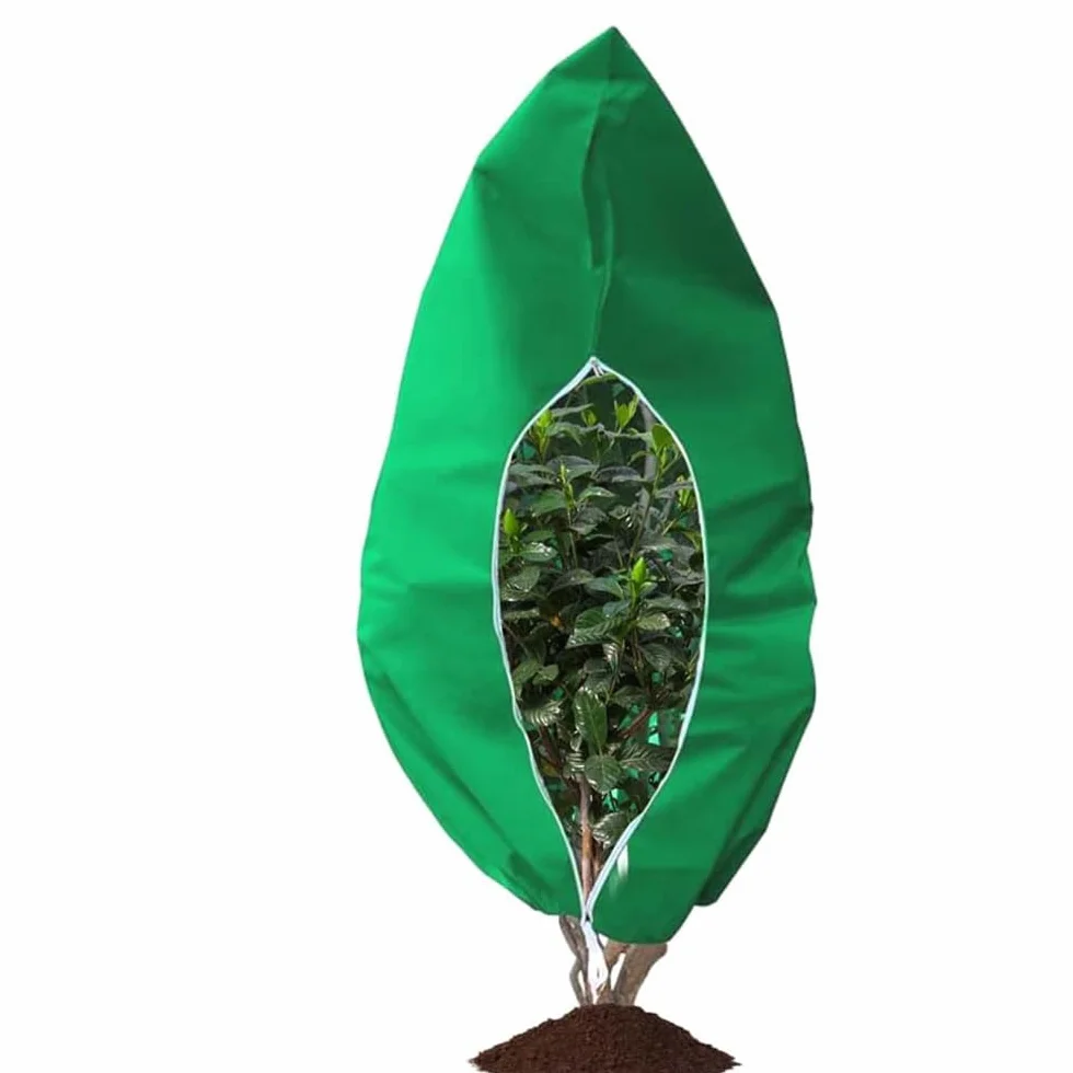 Pokrowce na rośliny, ochrona przed zamarzaniem, koce z zamkiem błyskawicznym, wielokrotnego użytku, zimowe, ochraniacze roślin, do ogrodu, 120 x 180 cm,1 sztuki