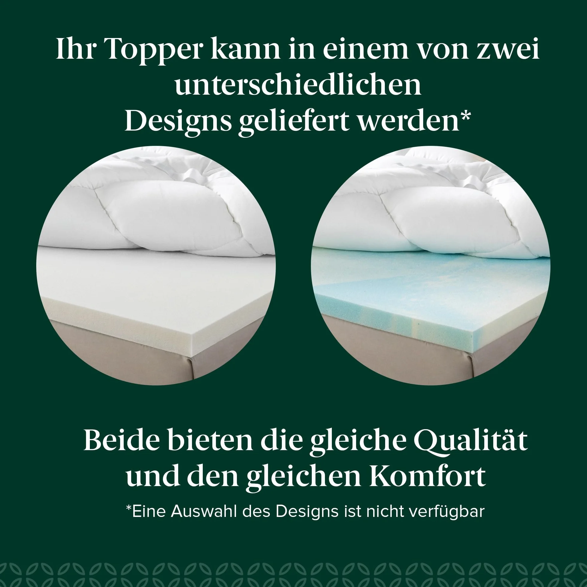 Zinus Mattress Topper, poliester, biały, 200 x 90 cm
