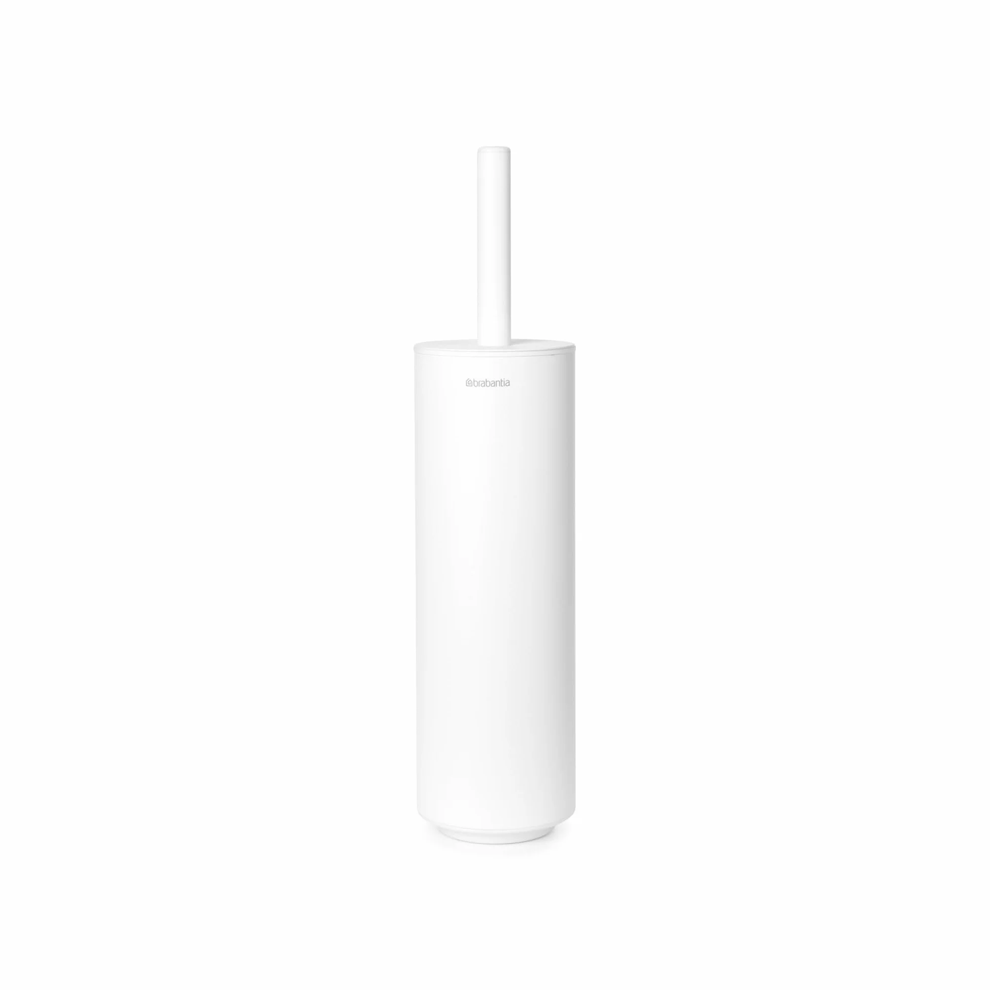 Brabantia, Mindset Szczotka Toaletowa w Obudowie, Szczotka z Włosiem, Stalowy Uchwyt Ochronny, Odporna na Korozję, Akcesoria Łazienkowe, Fresh White 42, 11, 9,6 cm