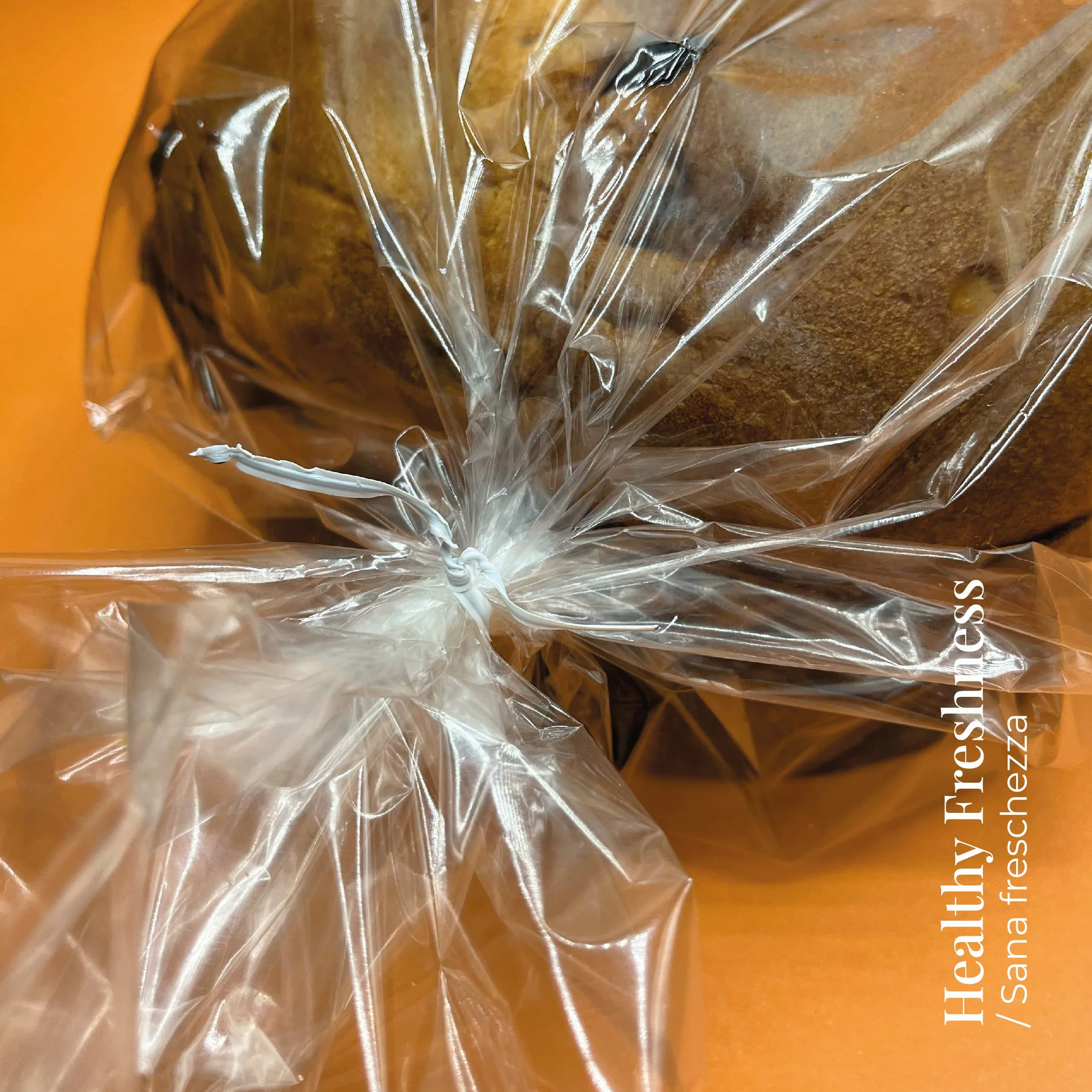 20 przezroczystych worków na żywność + 20 metalowych zamknięć - 35 x 48 cm, torby do pakowania Panettone, Gołąb, Przechowywanie żywności, ciastka, ciastka, chleb - torby na żywność