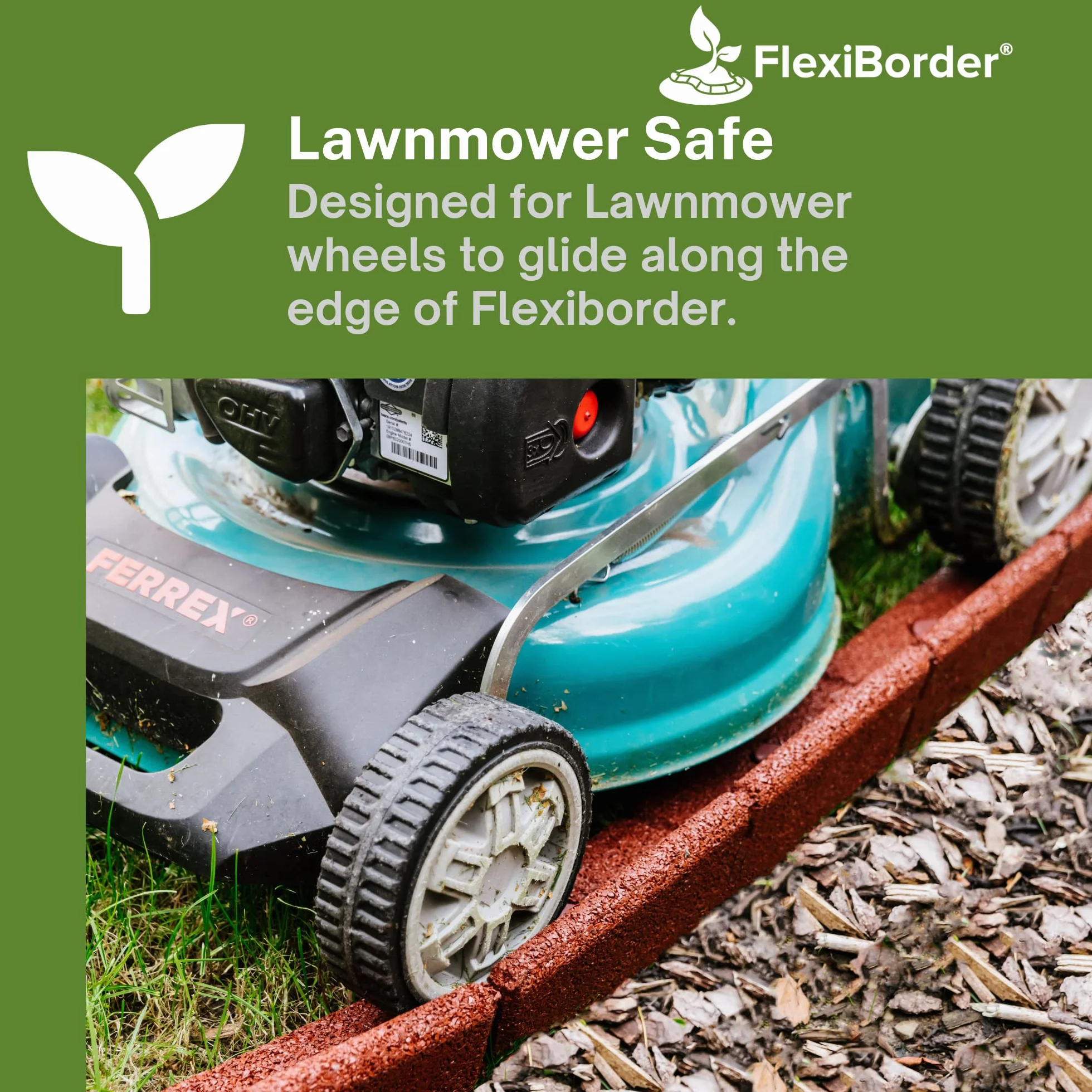 EcoShape FlexiBorder – elastyczny system obrzeży trawnikowych (6 x 1 m, szare)