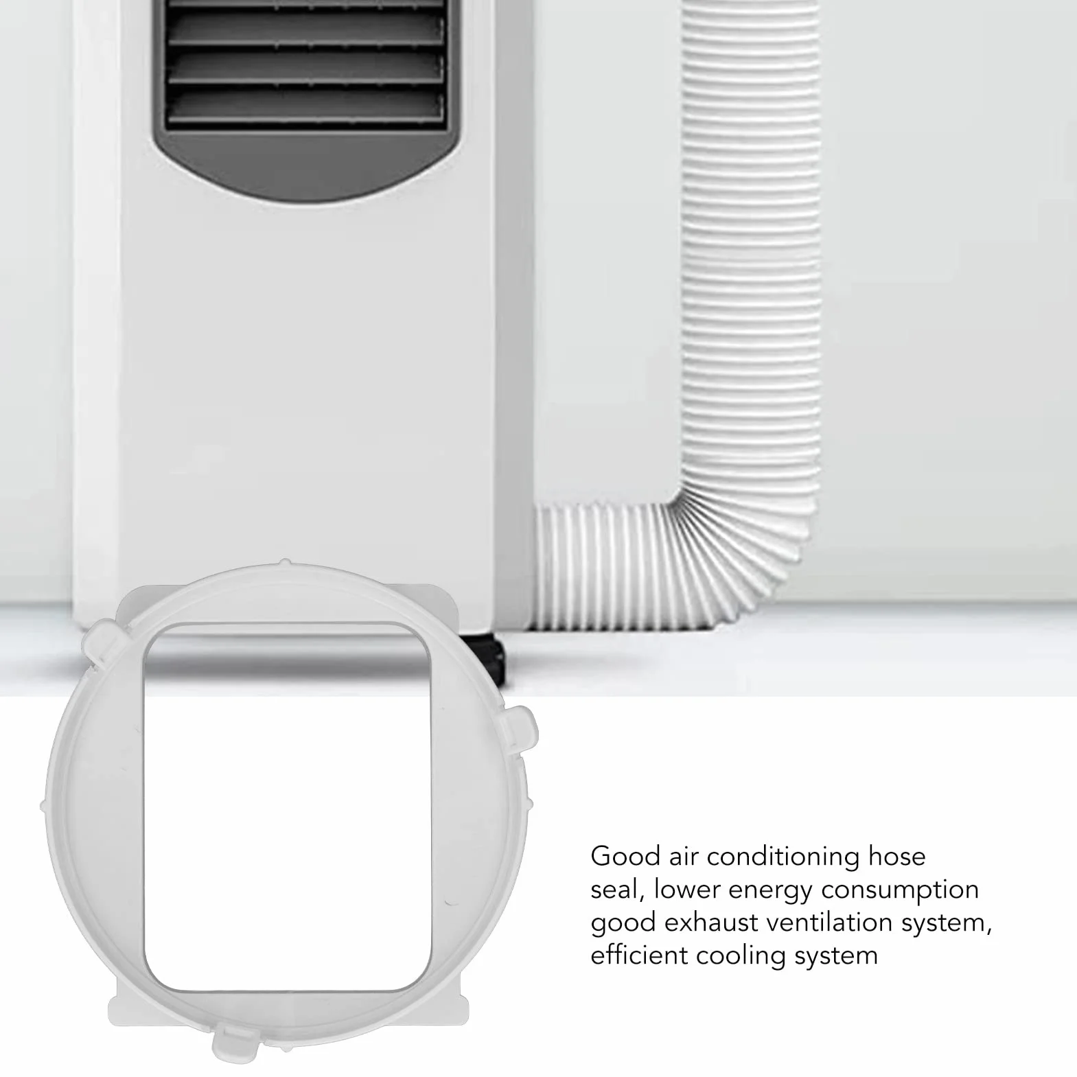 Extender Przenośny klimatyzator Adapter Łącznik Kwadratowy interfejs kanału wydechowego 1P KY35