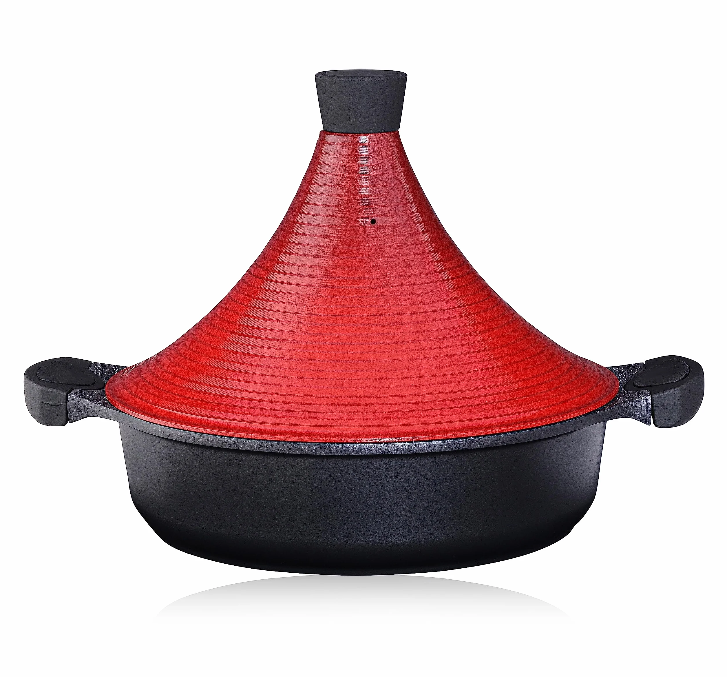 Marokański garnek do gotowania tagine | Indukcja | Pokrywka samoprzylepna 28cm duża metalowa | Super Non Stick Tradycyjny Tender Slow Cook Tajin Garnek do Zapiekanek (Multi)