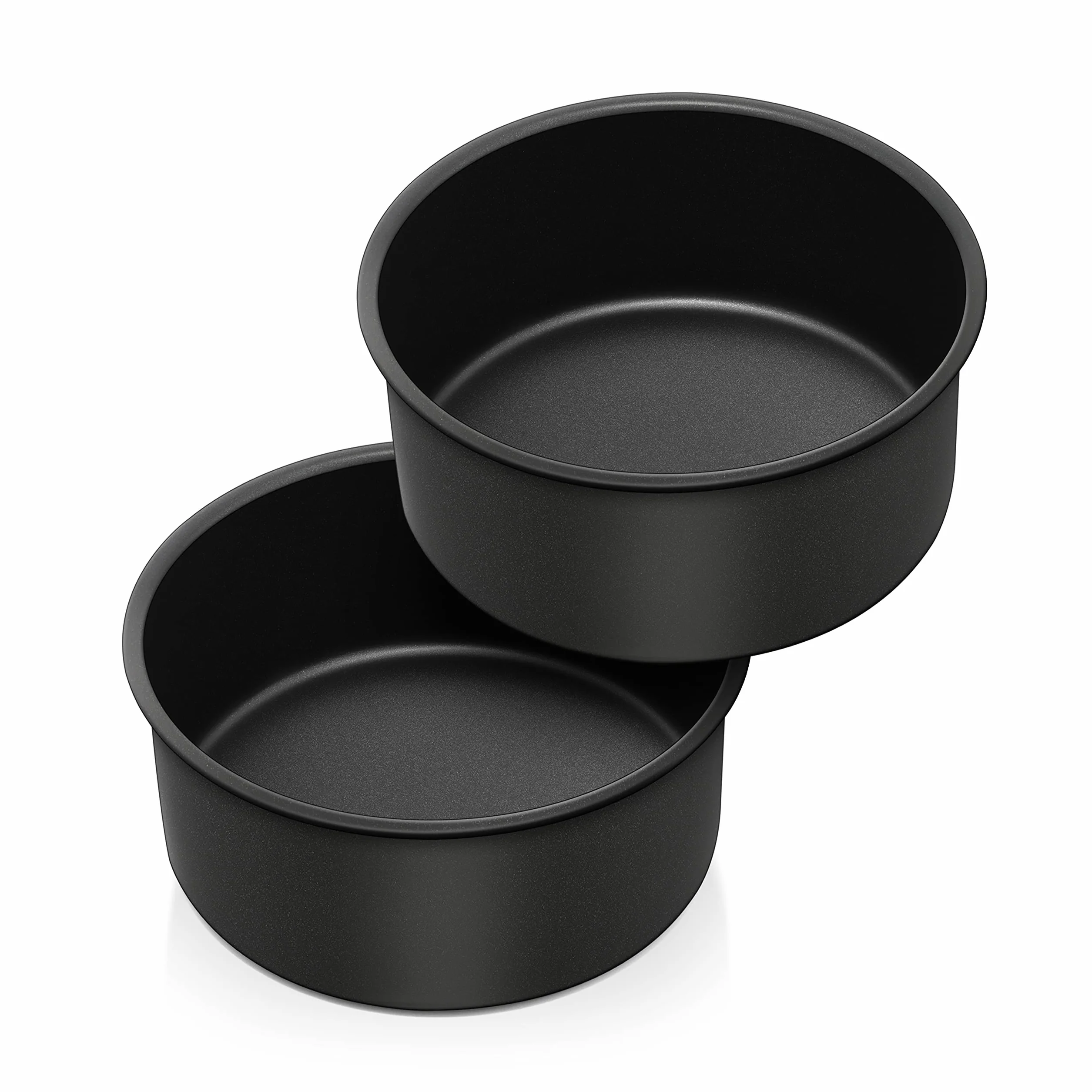 Homikit Zestaw okrągłych foremek do pieczenia ze stali nierdzewnej 16 cm 2 sztuki powłoka nieprzywierająca