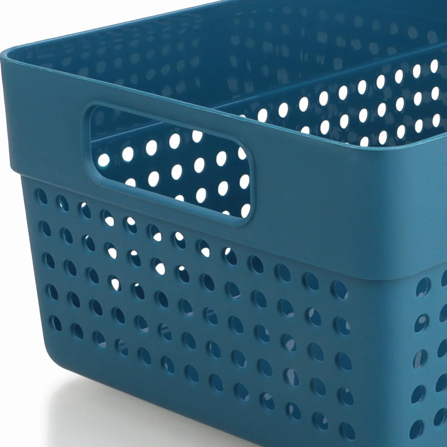 COM-FOUR® 4-czesciowy zestaw koszy do przechowywania - kosze dekoracyjne - plastikowe pudelka na kosmetyki, zabawki i artykuly gospodarstwa domowego [wybór jest rózny] (Mieszanka - 4 sztuki)
