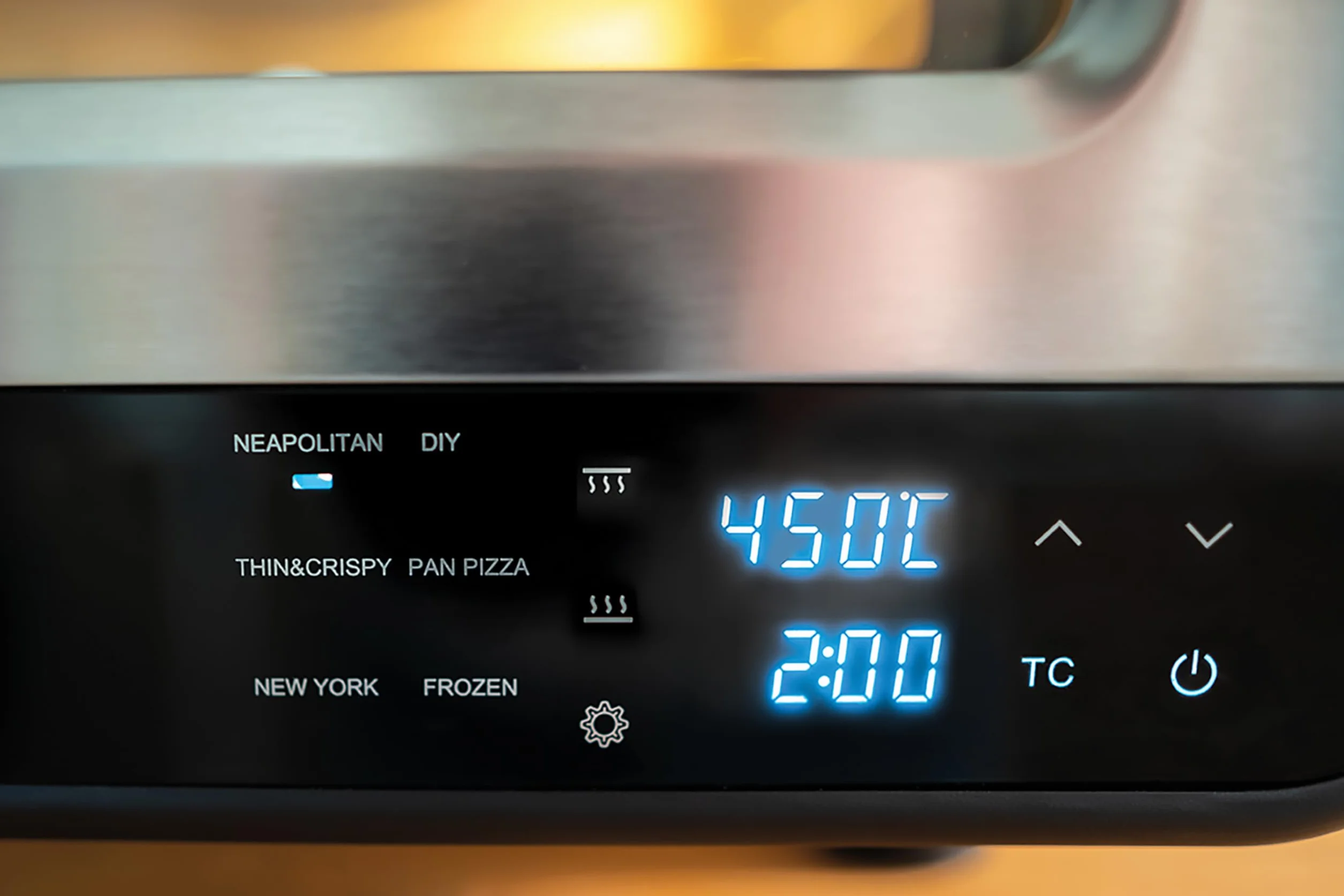 Unold Piec do pizzy LUIGI 68816 | Elektryczny piec do pizzy ze stali nierdzewnej o temperaturze do 400°C, czas pieczenia tylko ok. 2 minut, łącznie z kamieniem do pizzy z kordierytu, energooszczędny,