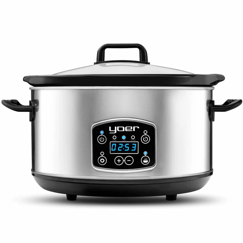 Yoer Clever-Cook SC4502S Wolnowar 280W 4.5 L garnek ceramiczny wyjmowana misa