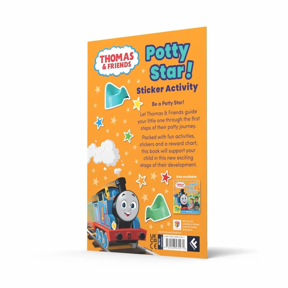 Thomas & Friends: Potty Star! Sticker Activity: NEW for 2023 The Perfect Illustrated Character Guide for Potty Training your Toddler