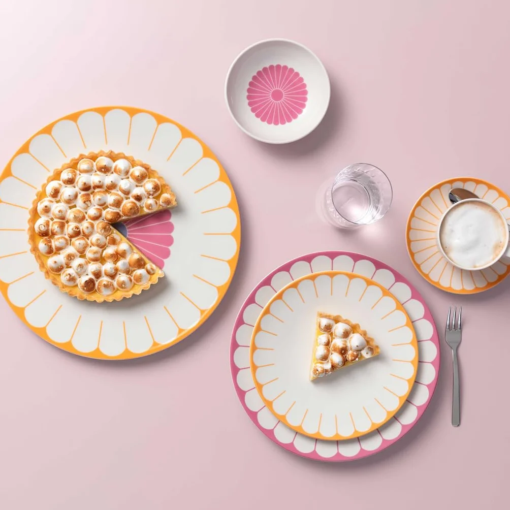 Villeroy & Boch Fleur soleil filiżanka do kawy żółta porcelana Premium