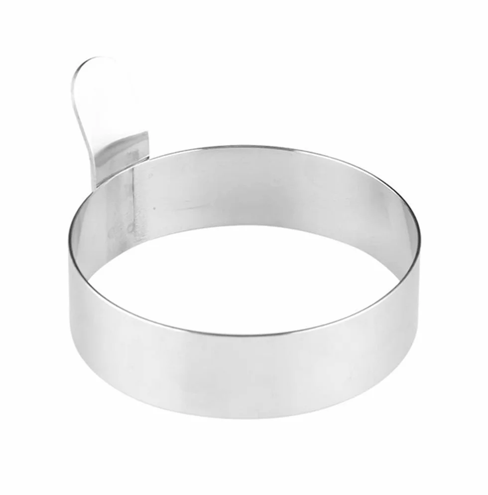 ProLeo foremki do jajek ze stali nierdzewnej 9 cm, nieprzywierająca, 4 sztuki