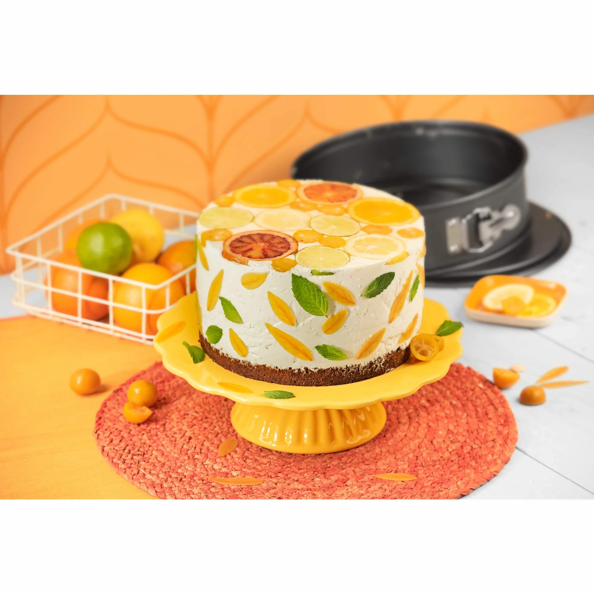Kaiser Gourmet tortownica okrągła 24 cm forma do pieczenia z powłoką nieprzywierającą 230°C