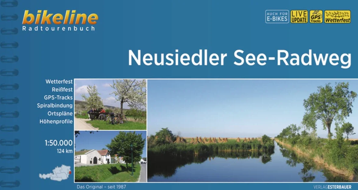 Neusiedler See-Radweg: 1:50000, 124 km