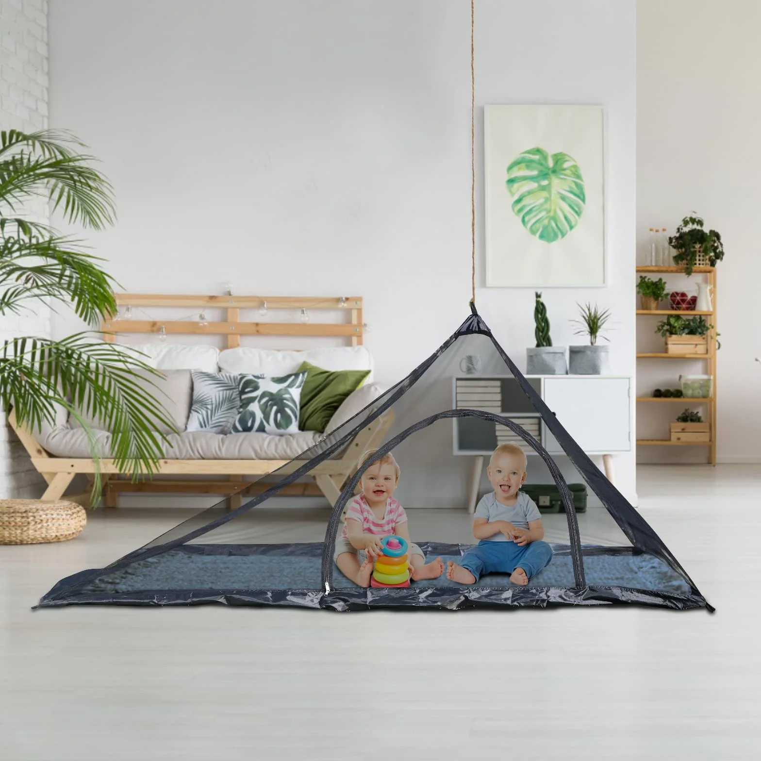 EFUTURETIME Moskitiera kempingowa, 220 x 120 x 100 cm, lekka siatka na komary, do użytku na zewnątrz, kompaktowa moskitiera podróżna, namiot z zamkiem błyskawicznym, na kemping, wędrówki, czarna