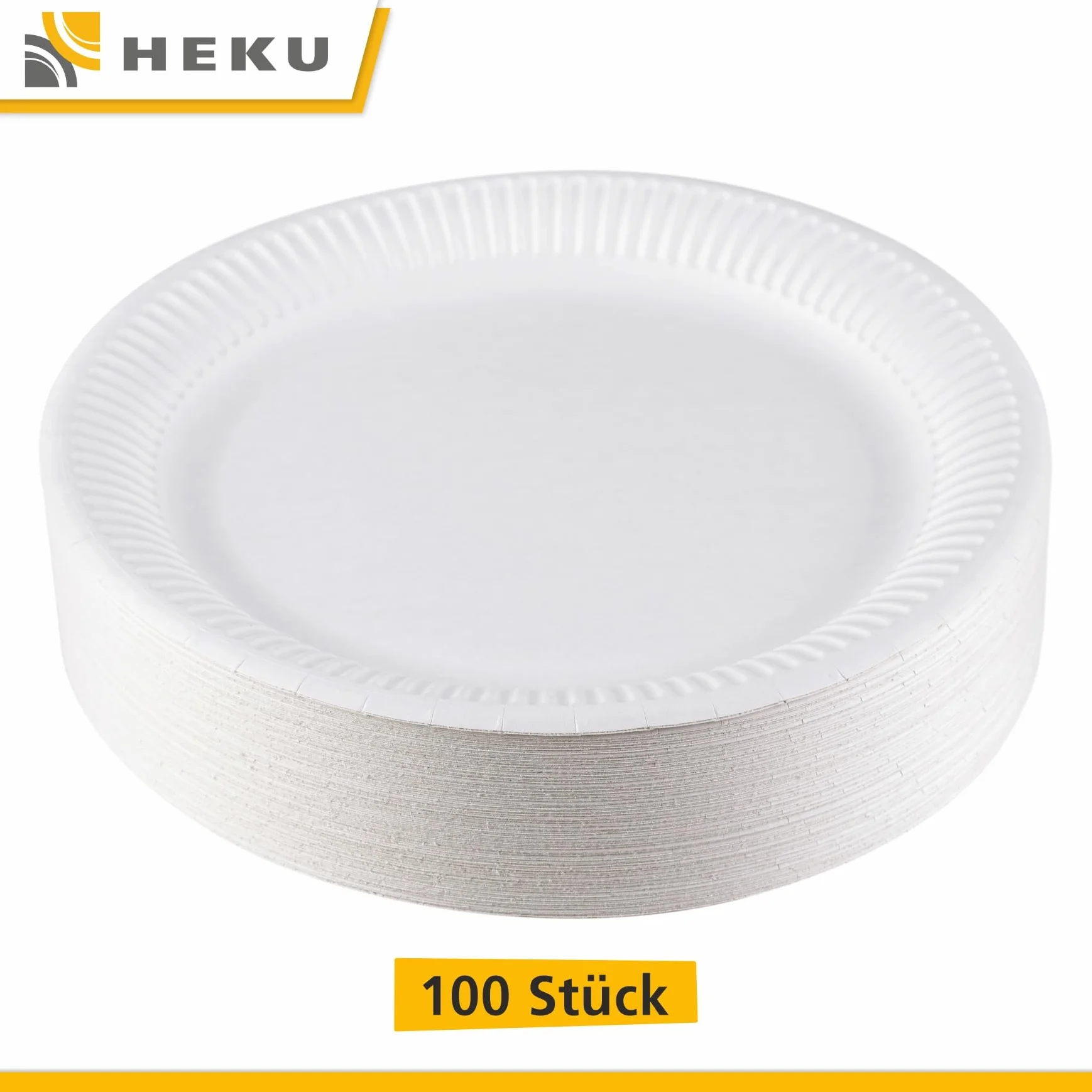 Heku Talerz Papierowy Biały Ø 23cm 100 Szt.