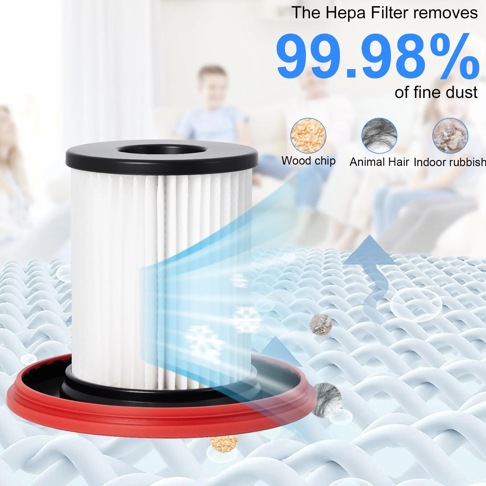 Zamiennik filtra do odkurzacza Bosch Unlimited Series 7 Cordless Vacuum Cleaner BKS711XXL/BBS711W/BBS712A/BCS711GB/BKS711MALL część zamienna