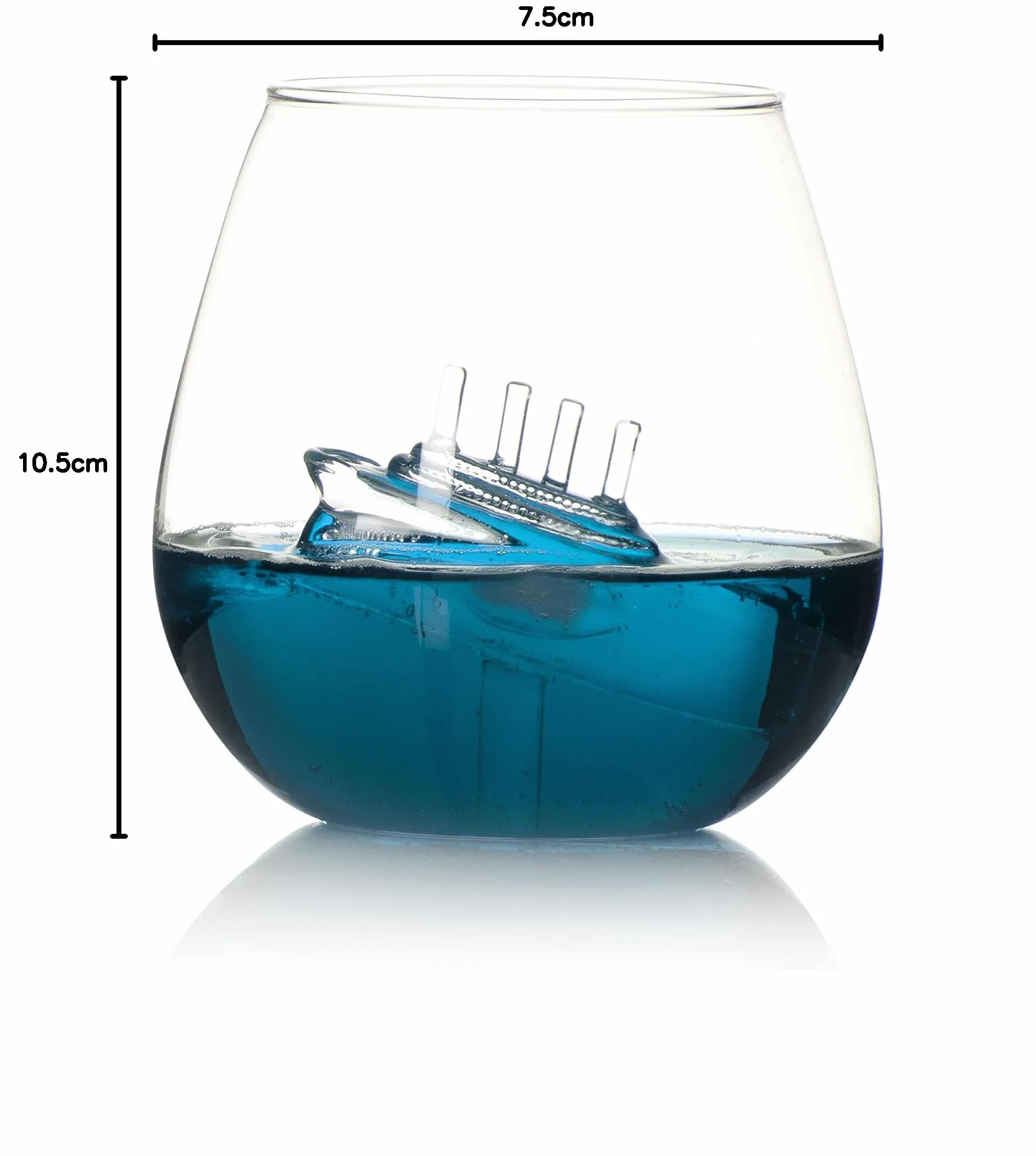 Okręt w szklance 550 ml szklanka na whisky i koktajle