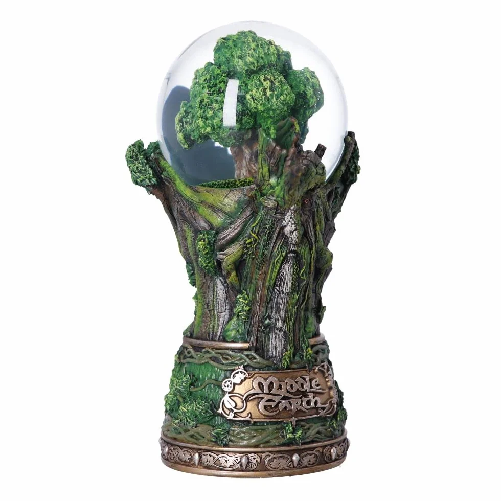 Nemesis Now Oficjalnie licencjonowany Władca Pierścieni Śródziemie Treebeard Snow Globe, Zielona, 22,5 cm