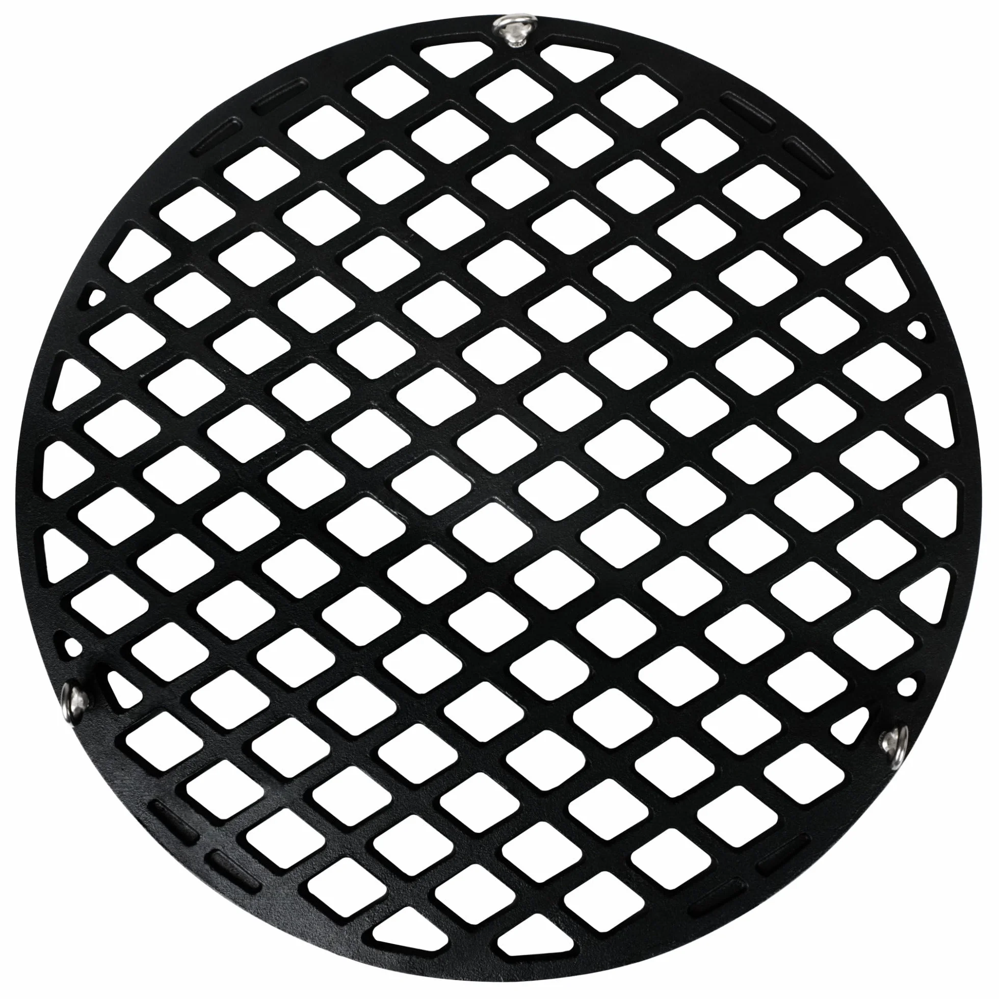 BBQ-Toro Żeliwny ruszt do grillowania, okrągły, Ø 54 cm, już wypalony, wstępnie wypalony, ruszt do użytku na zewnątrz, ruszt do grillowania z zawieszeniem linowym, wiszący ruszt do grilla obrotowego