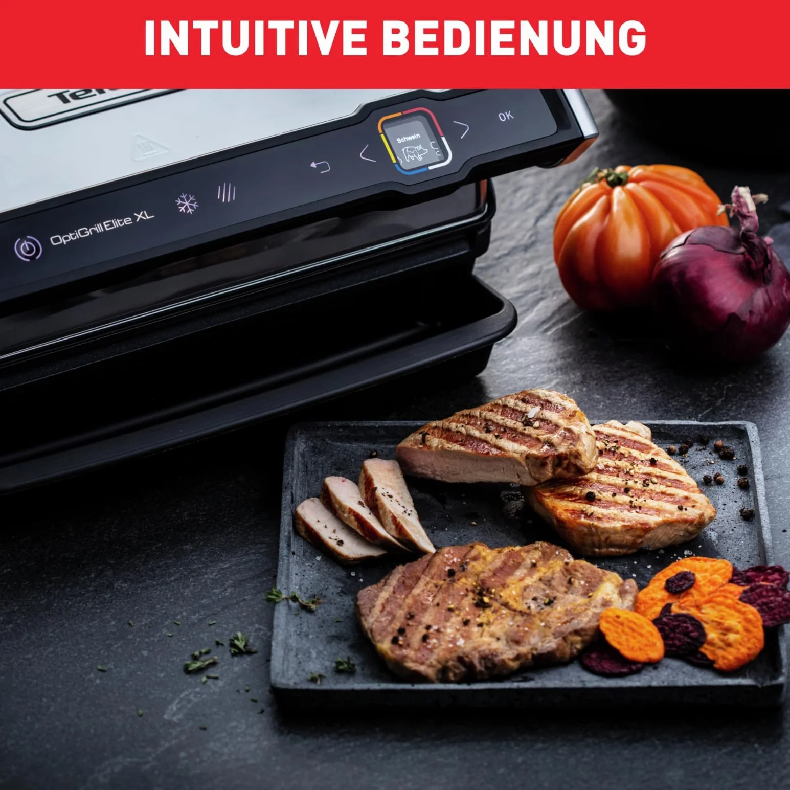Tefal Gc760D Grill, Szary/Czarny, ‎44,4 x 34,3 x 18 cm; 7,2 kg