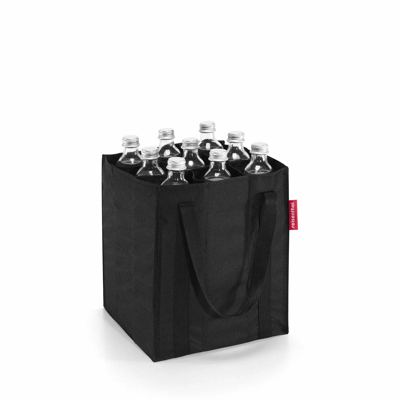 Reisenthel Bottlebag 9 przegródek łatwy recykling butelek paski do noszenia