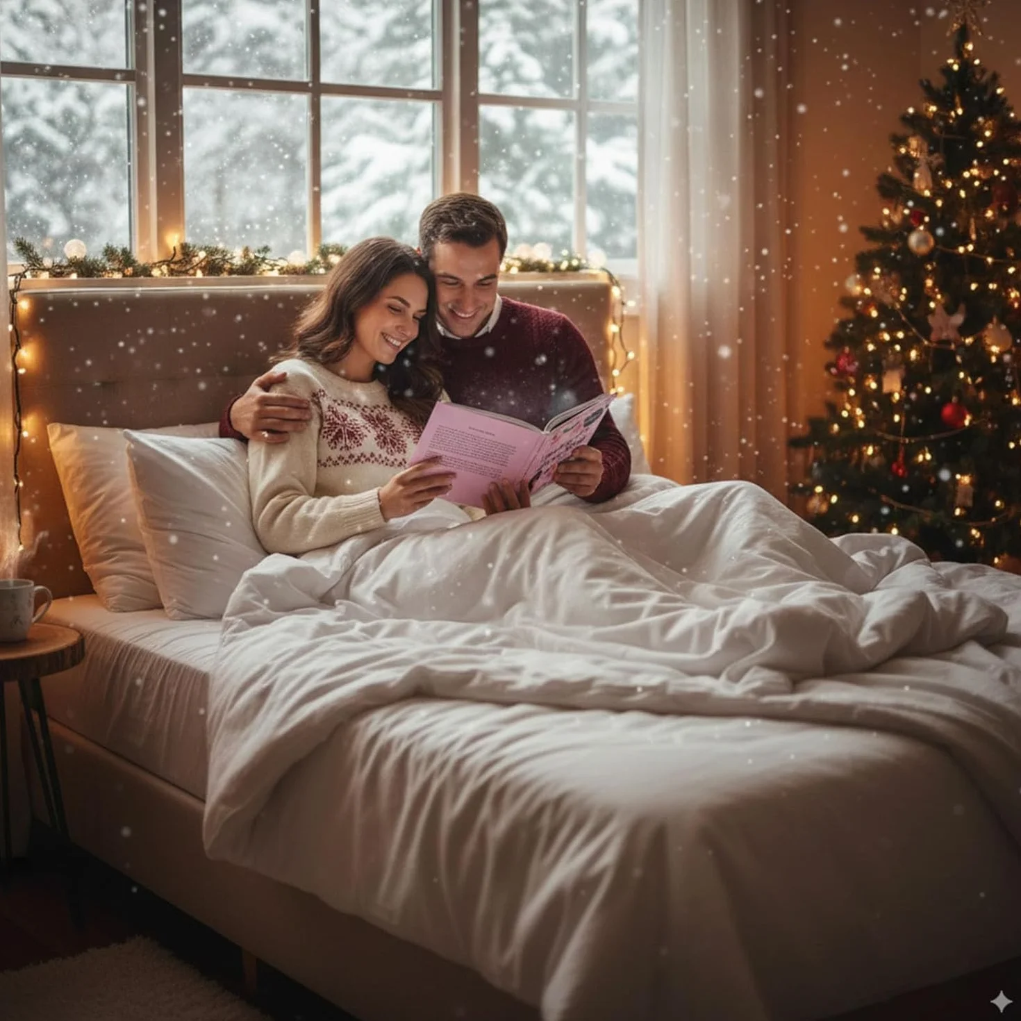 Christmas Eve Love Story: 12-dniowa romantyczna książka adwentowa, kalendarz świąteczny 2025 z wzruszającymi codziennymi historiami, romantyczny i ciepły pamiętnik miłosny