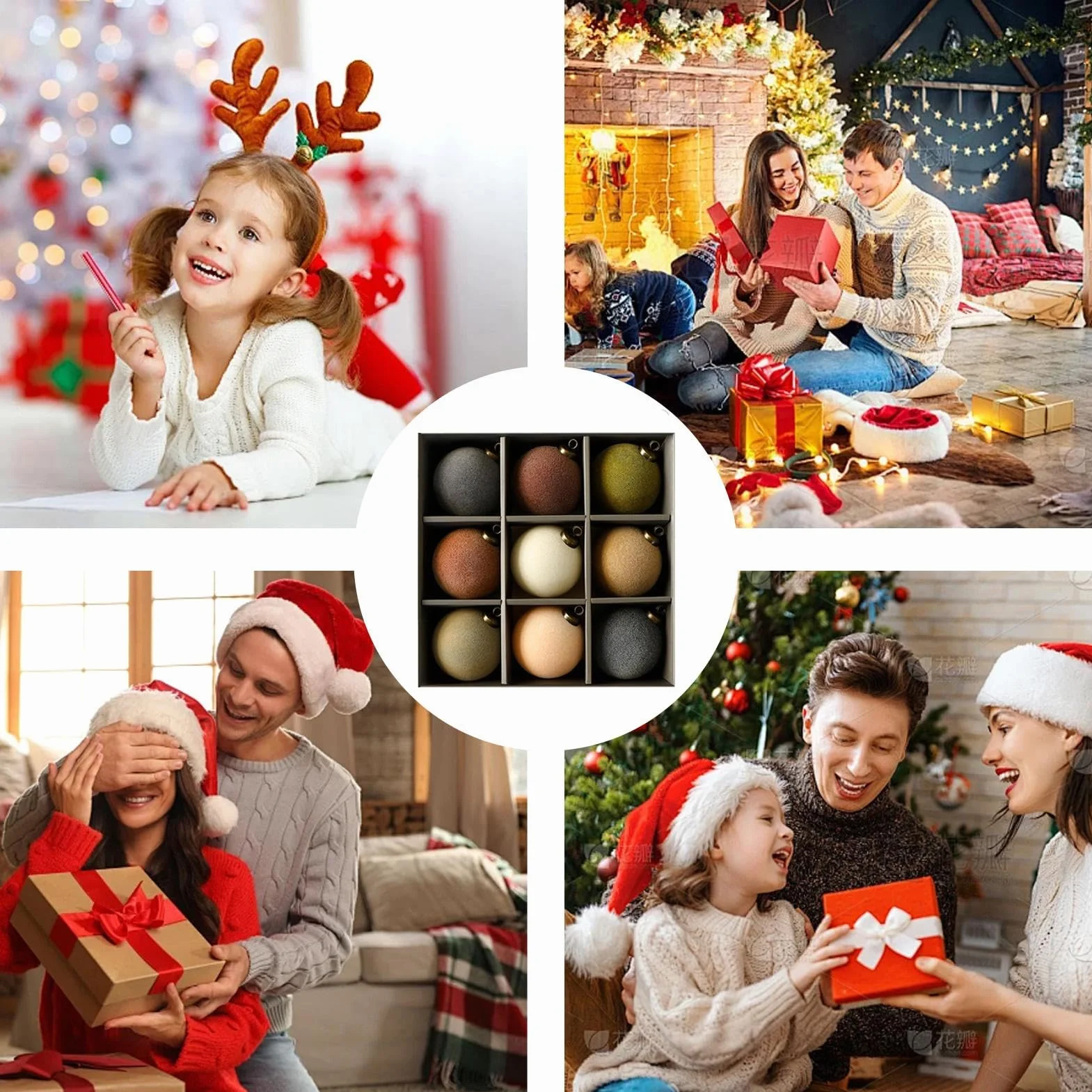 Flocked Ball Ornament, aksamitne ozdoby świąteczne, świąteczne kule, kreatywne ozdoby świąteczne, 3,15 cala płaskie, aksamitne, kreatywne błyszczące błyszczące ozdoby świąteczne do wystroju domu
